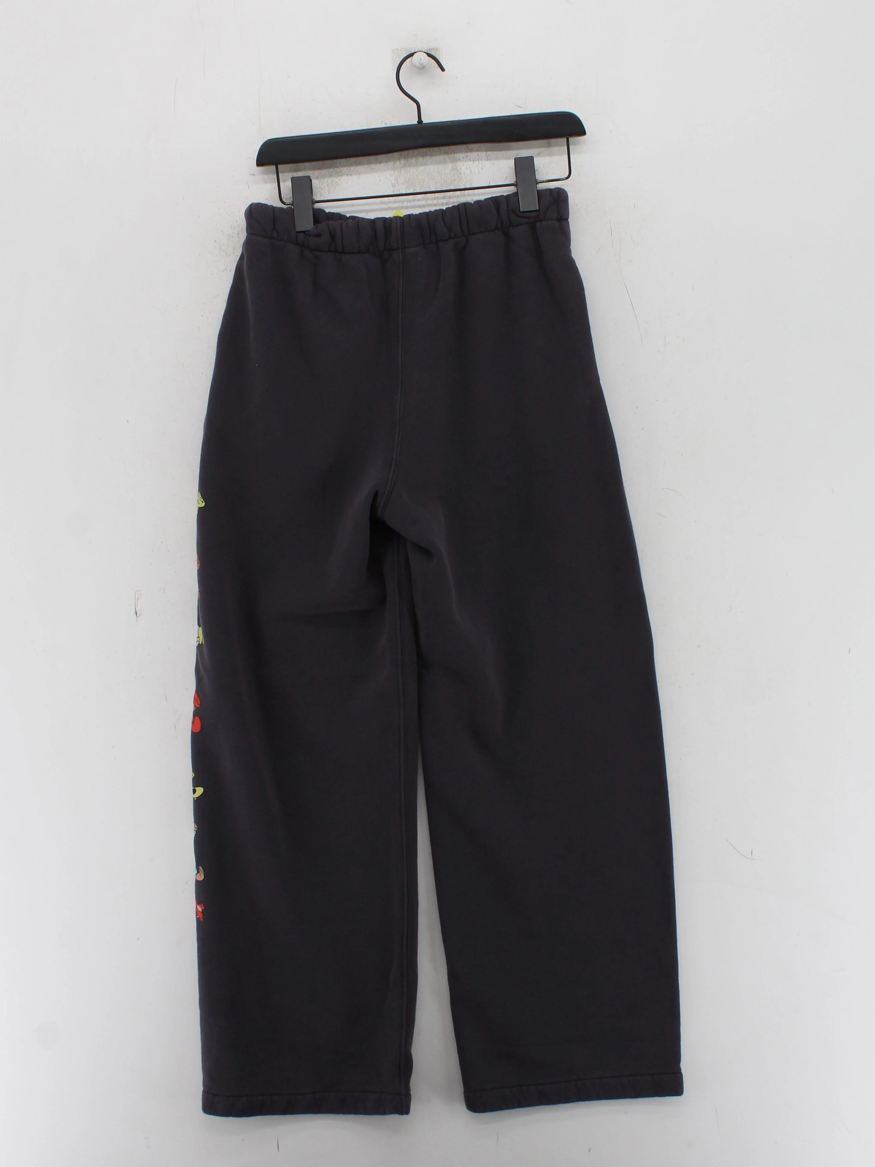 Madhappy Men's Sports Bottoms S Grey Graphic 100% Cotton Wide-Leg Sweatpants - Image 2