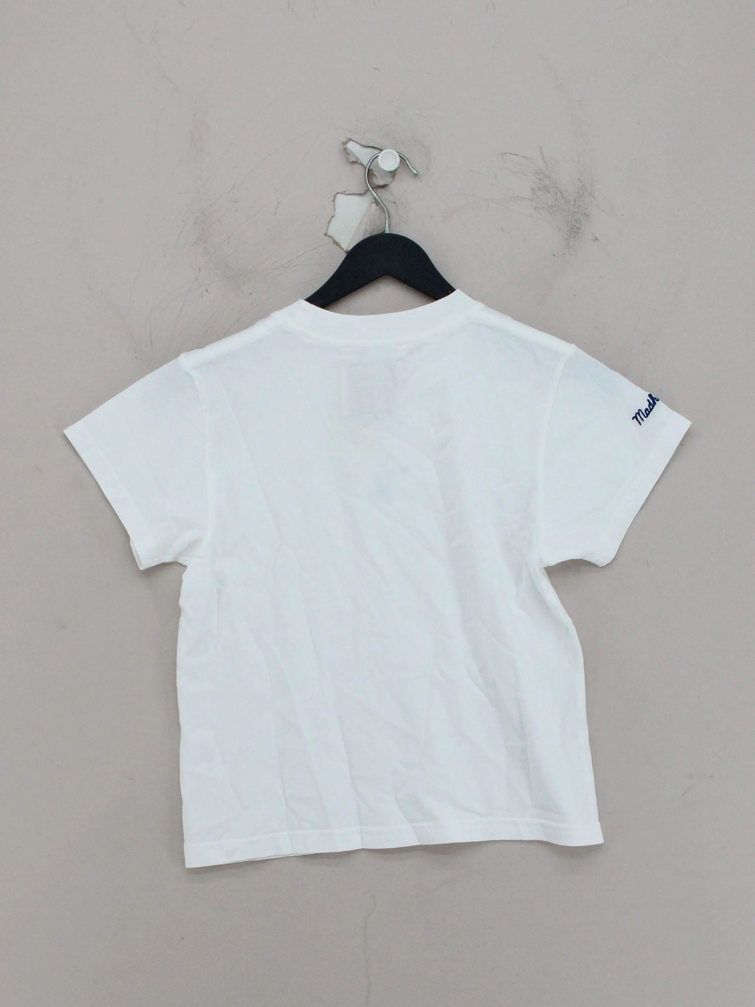 Madhappy Women's T-Shirt S White 100% Cotton Basic - Image 2
