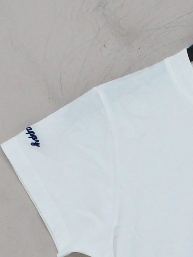 Madhappy Women's T-Shirt S White 100% Cotton Basic - Image 4