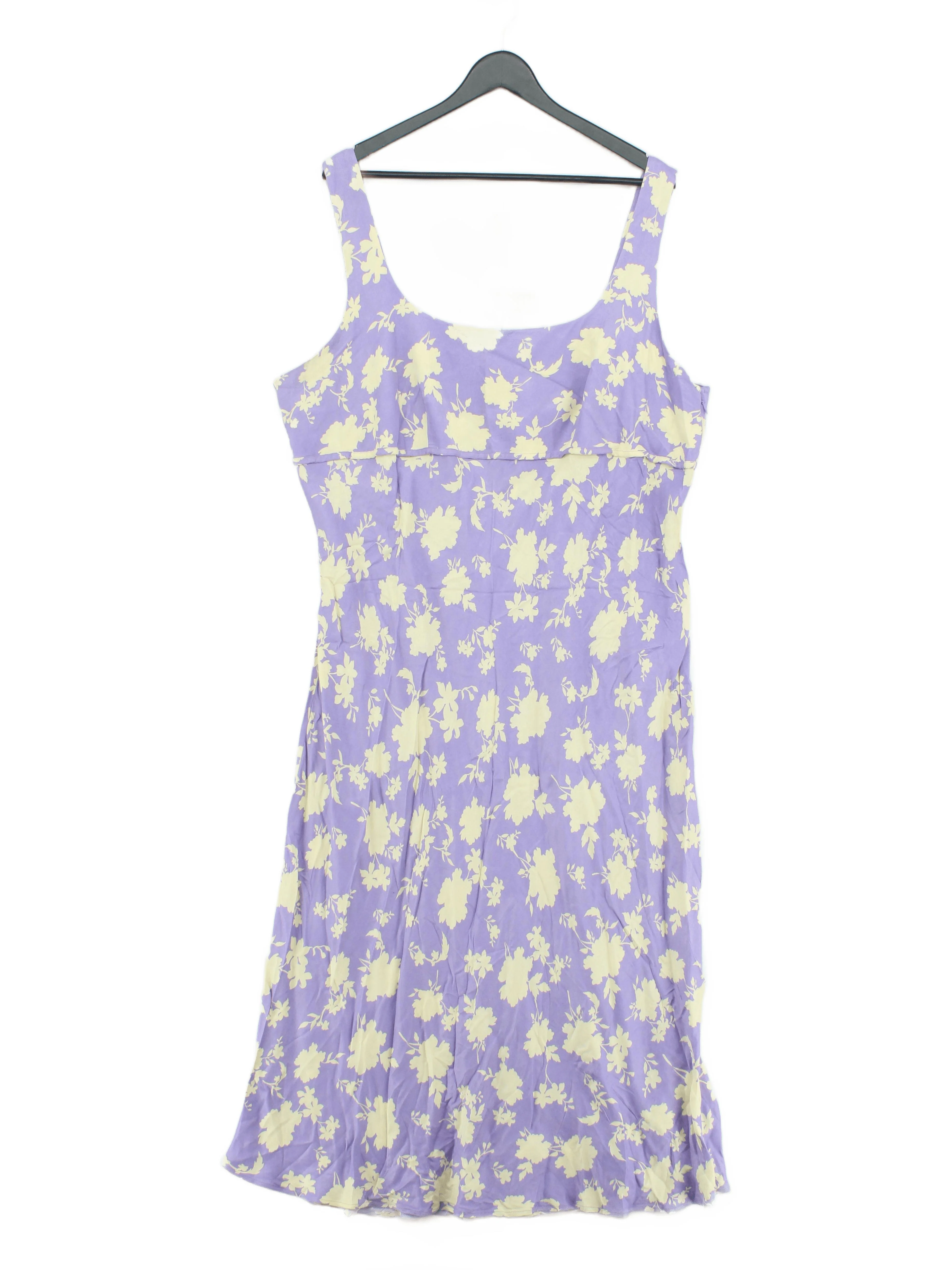 Maeve Slip Midi Dress XXL in Purple