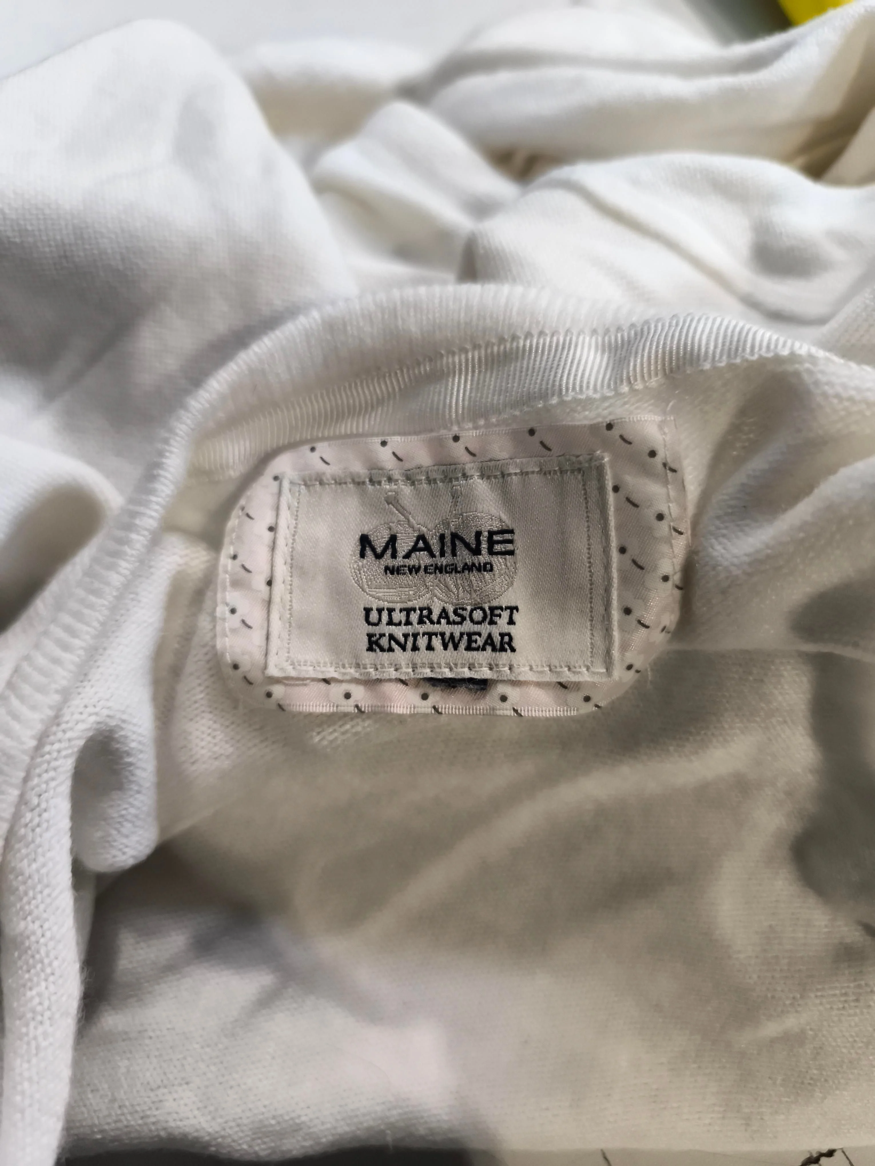 Maine Women's Cardigan M White 100% Other Round Neck Cardigan - Image 6