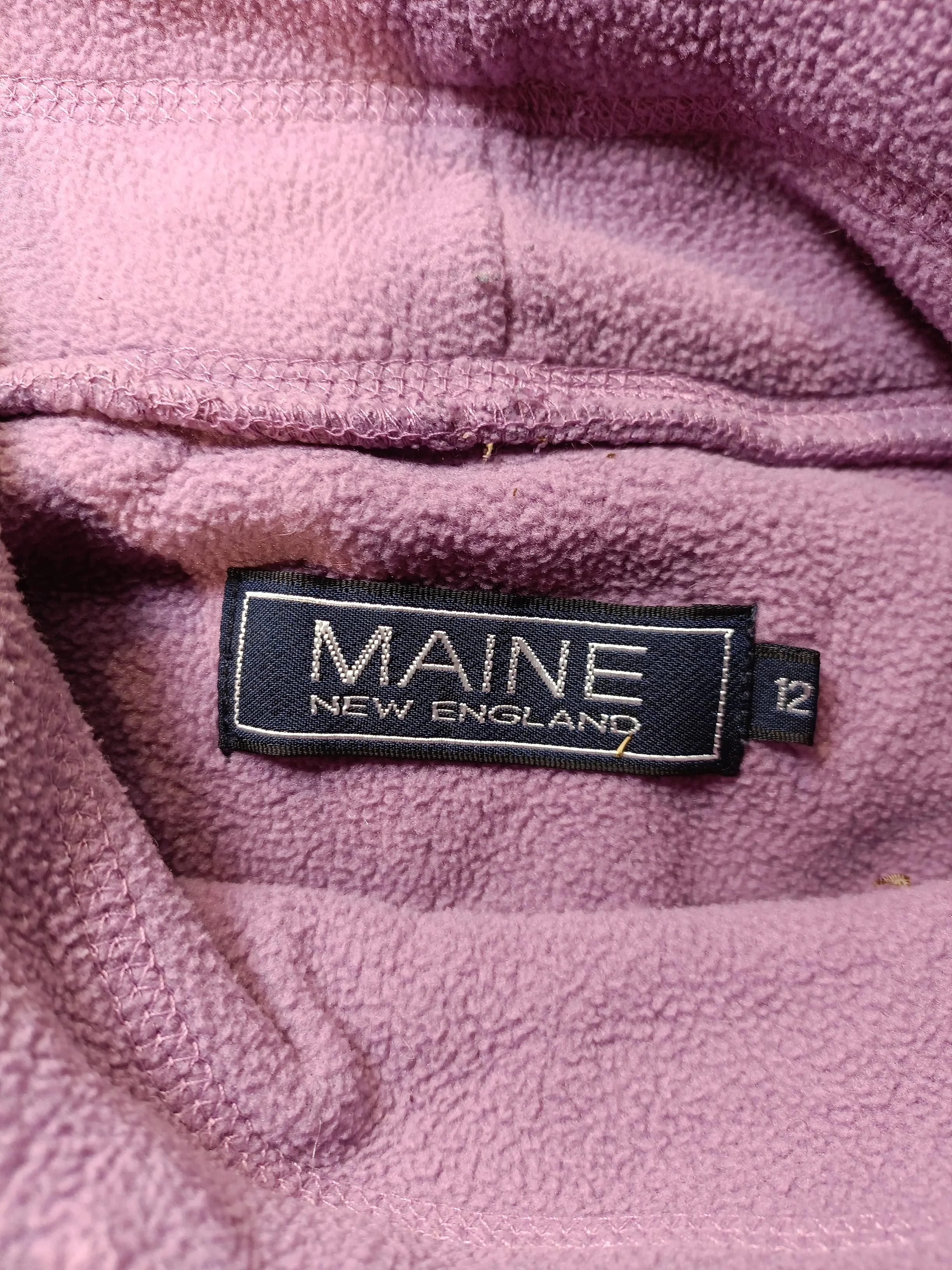 Maine Women's Jumper UK 12 Purple 100% Polyester High Neck Pullover - Image 5