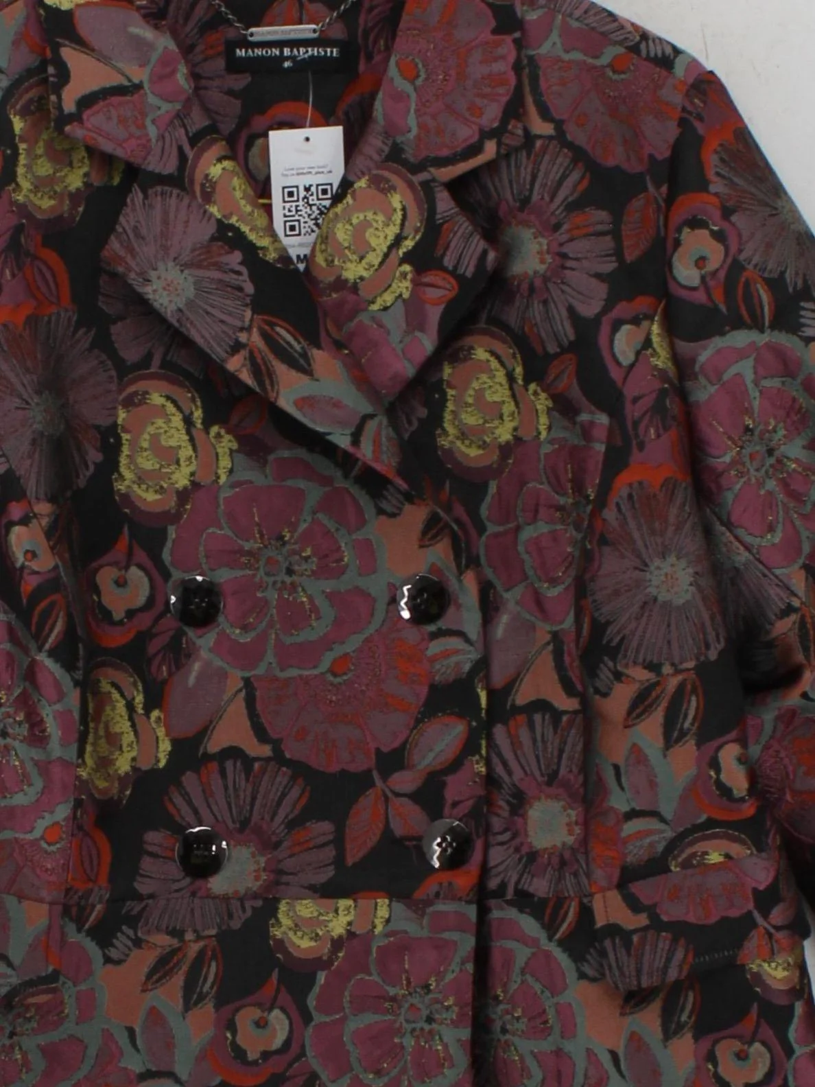 Manon Baptiste Overcoat jacket multi - Image 3