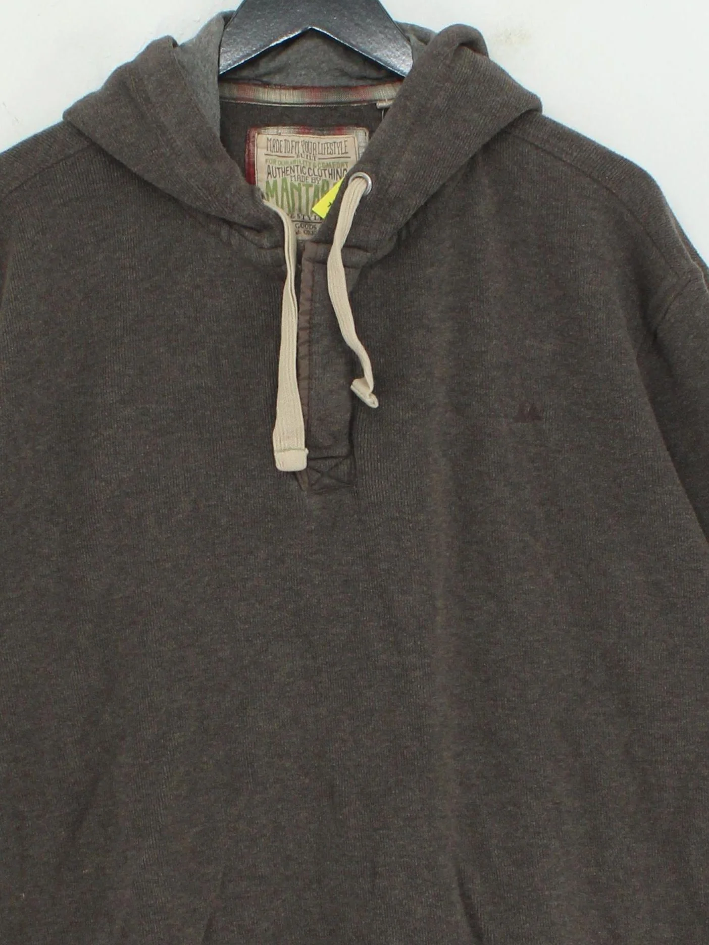Mantaray Men's Hoodie XXL Brown 100% Cotton Pullover - Image 3
