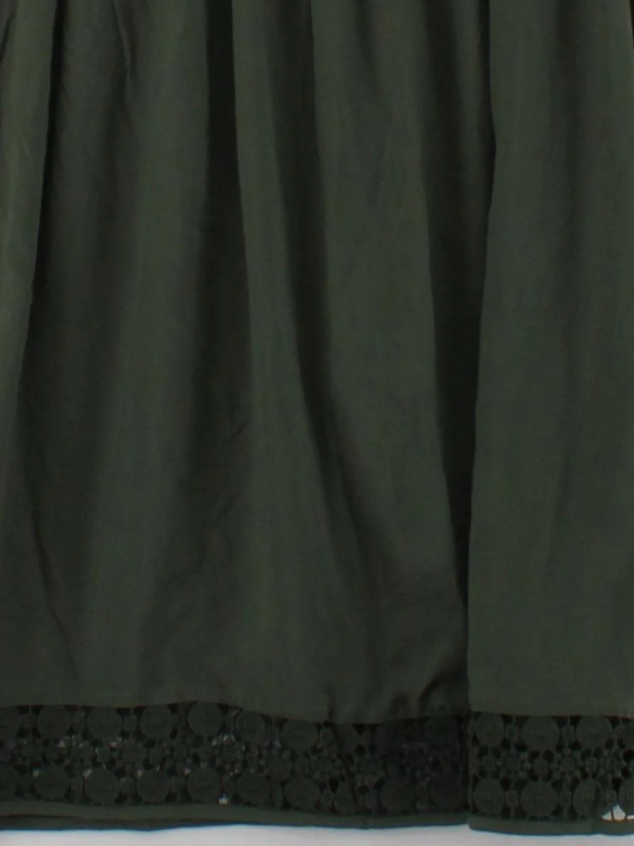 Mantaray Wrap Mini Dress M in Green - Image 4