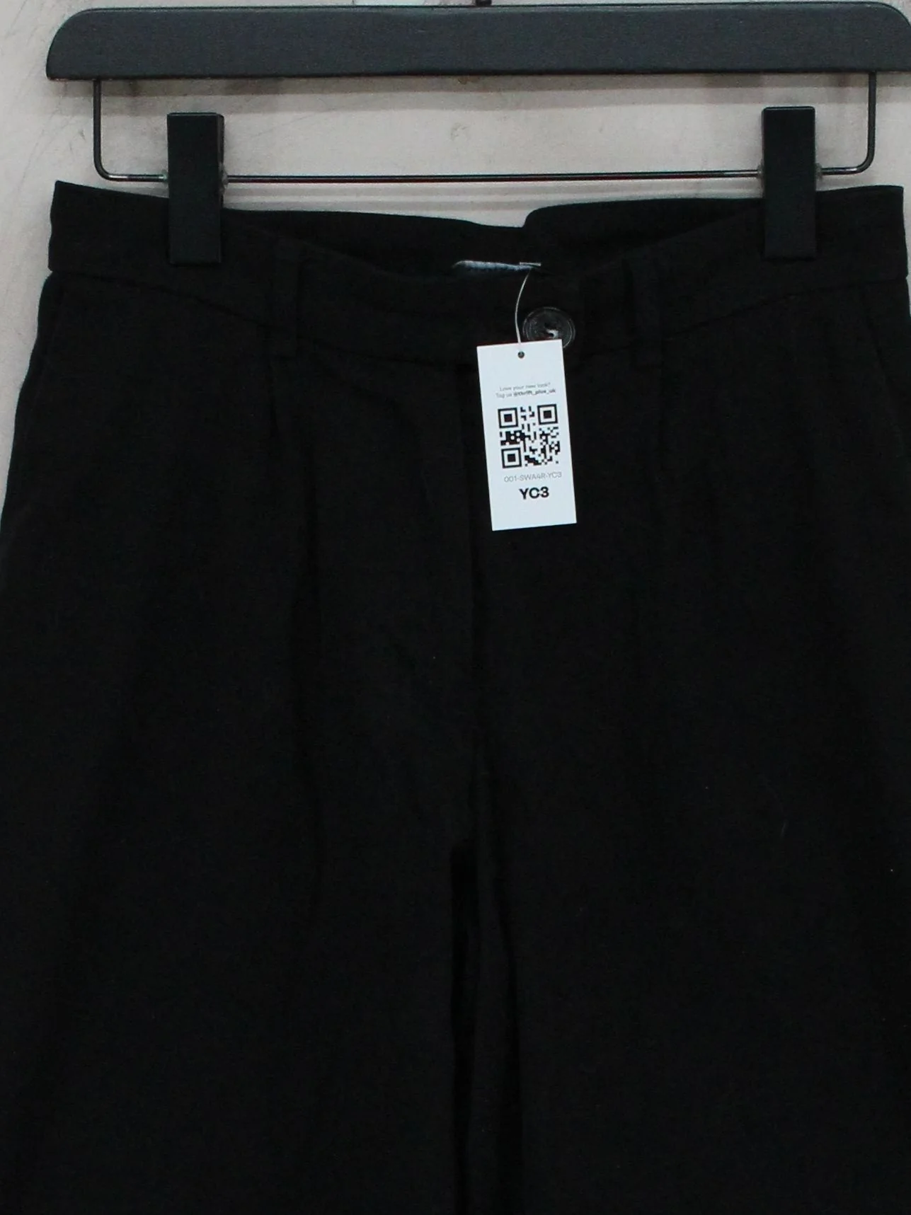 MARAME Women's Trousers UK 8 Black Cotton with Elastane Wide-Leg Chino - Image 3