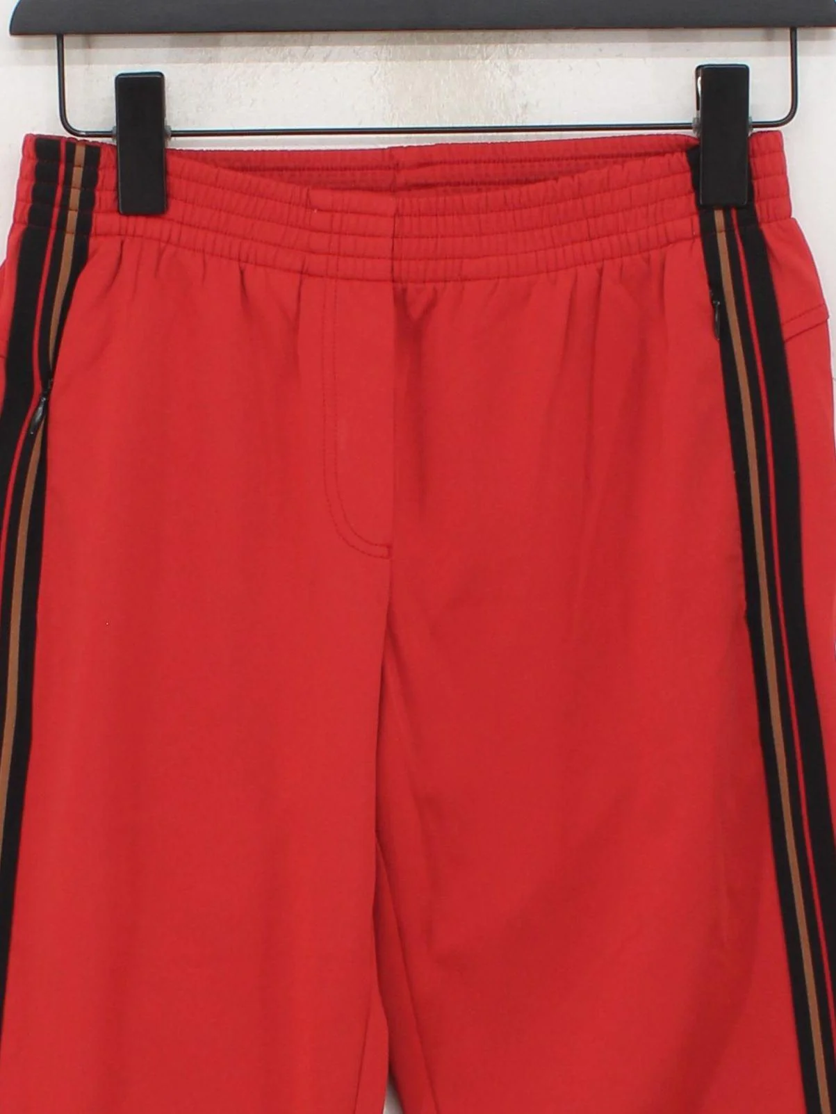Marc Cain Women's Trousers W 28 in Red Polyamide with Cotton, Elastane Chino - Image 3