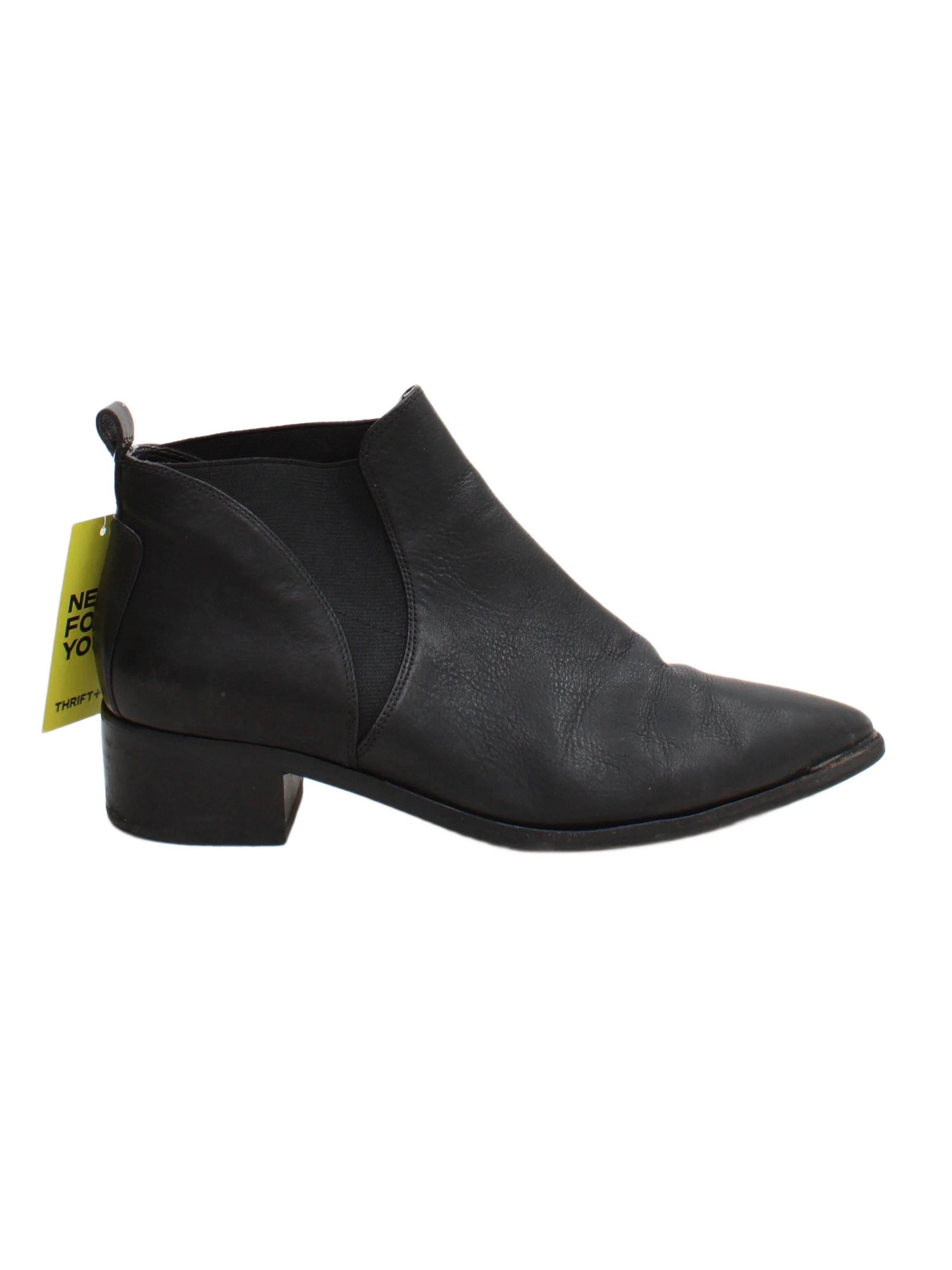 Marc Fisher Women's Boots UK 6 Black 100% Leather Chelsea