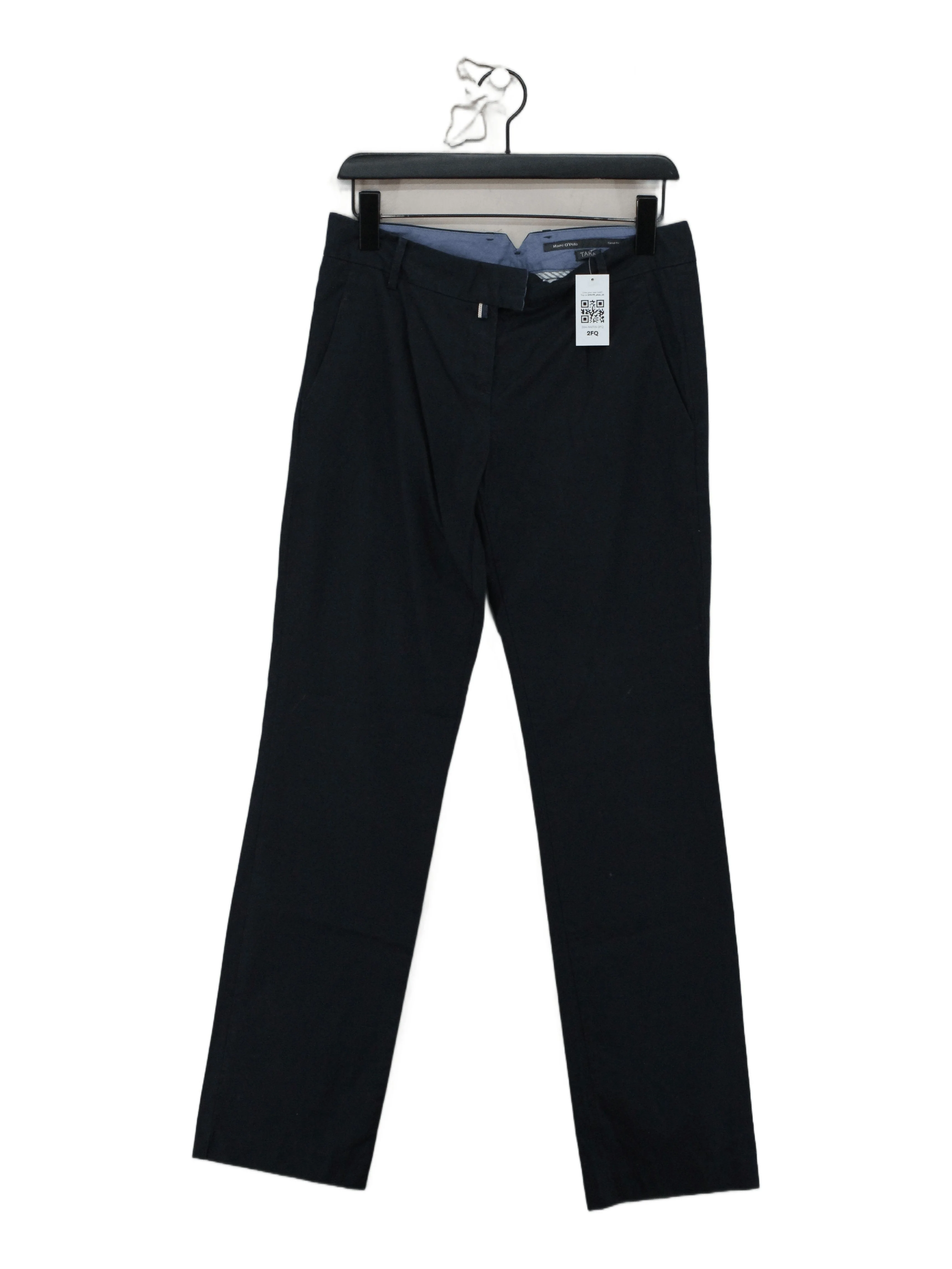 Marc O'Polo Women's Trousers UK 8 Blue 100% Other Straight Chino