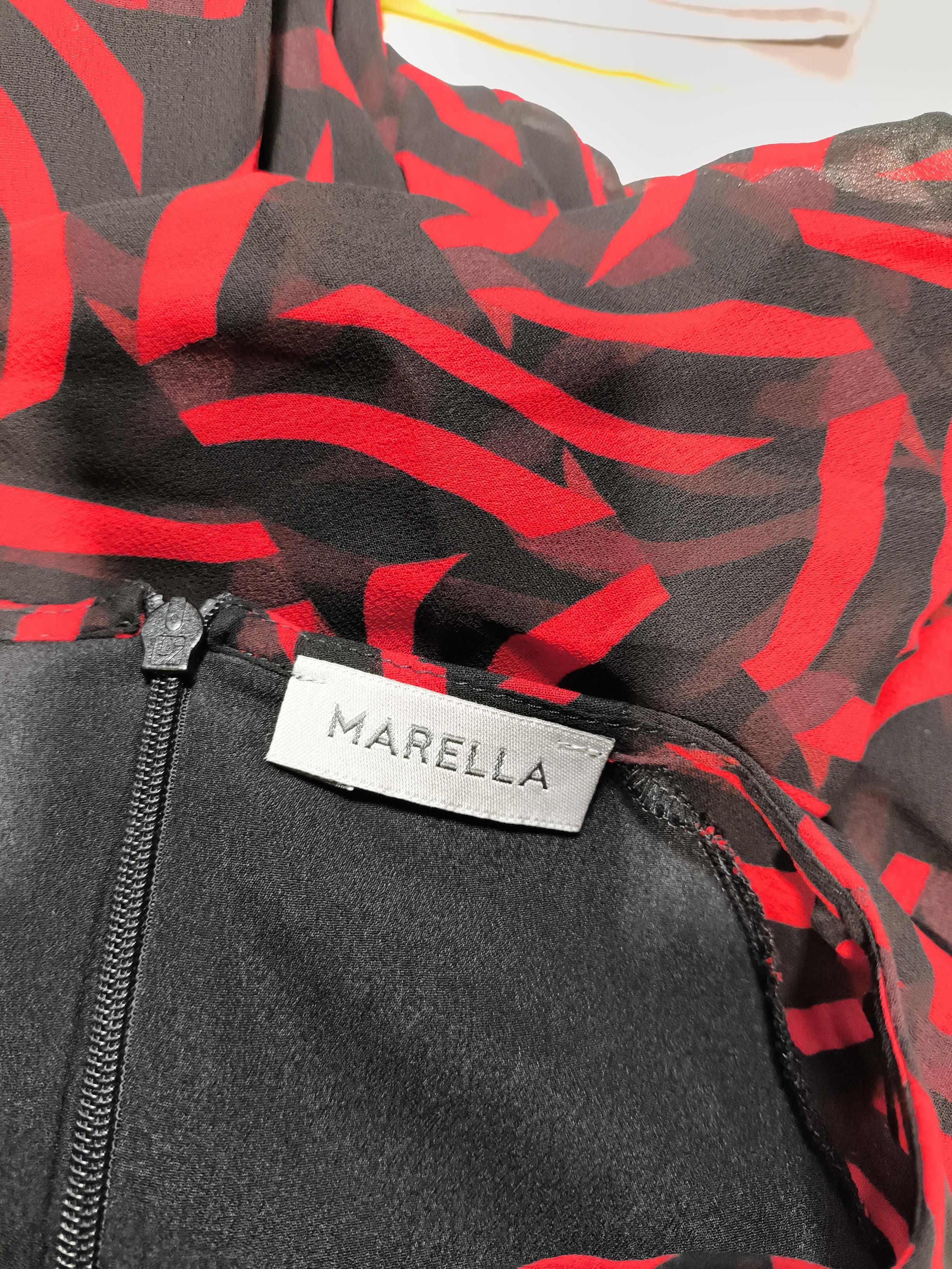 Marella Wrap Mini Dress UK8 in Red - Image 5