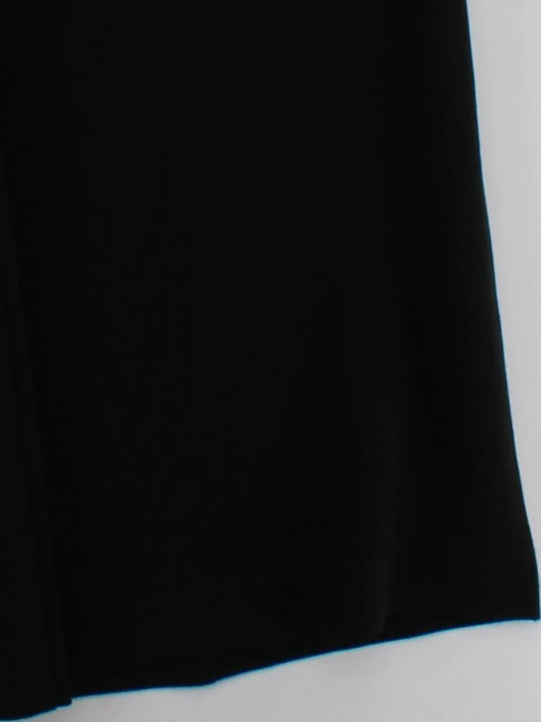 Maria Grachvogel Women's Trousers UK 8 Black Acetate with Viscose Wide-Leg Chino - Image 4