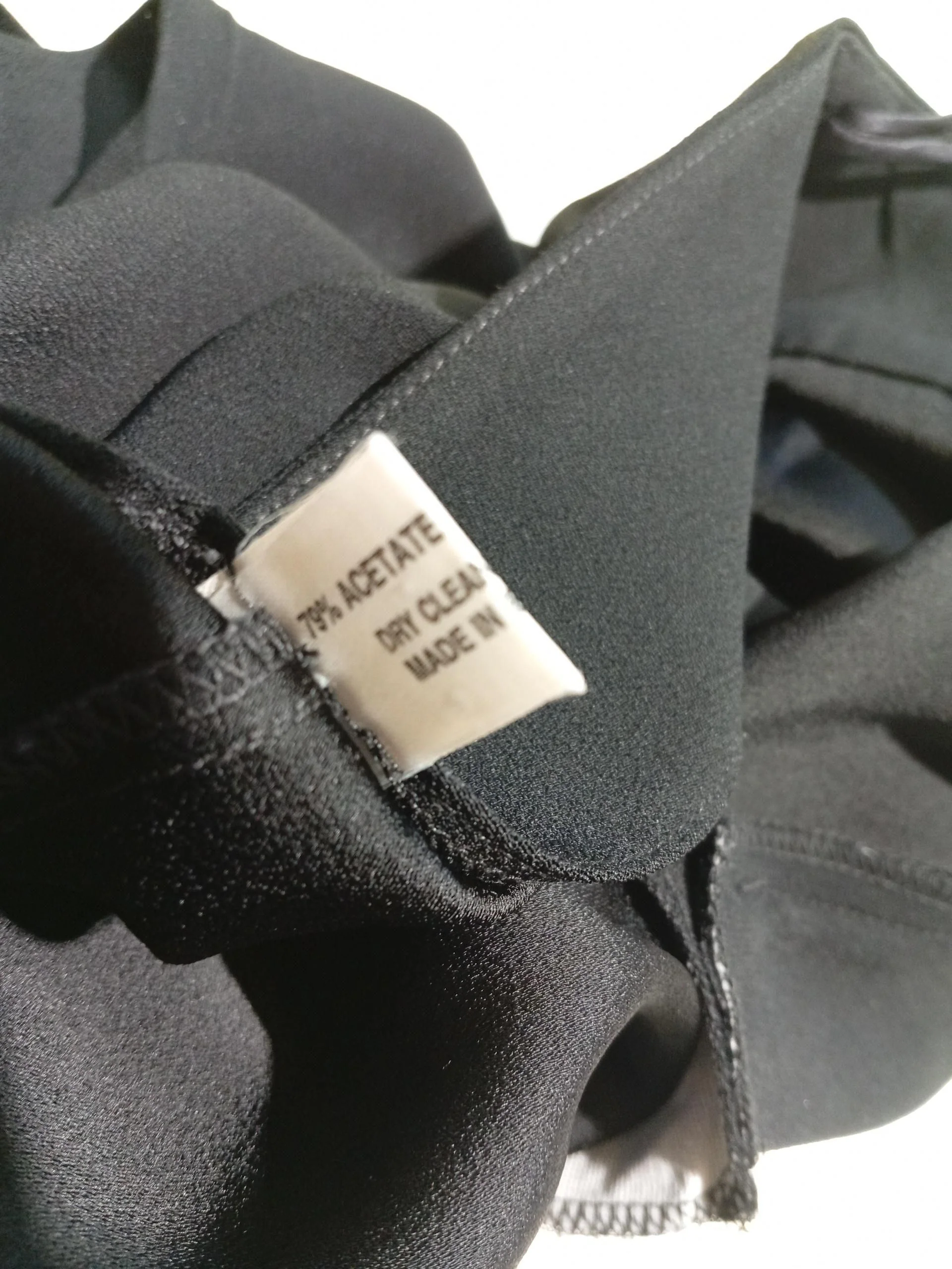 Maria Grachvogel Women's Trousers UK 8 Black Acetate with Viscose Wide-Leg Chino - Image 6