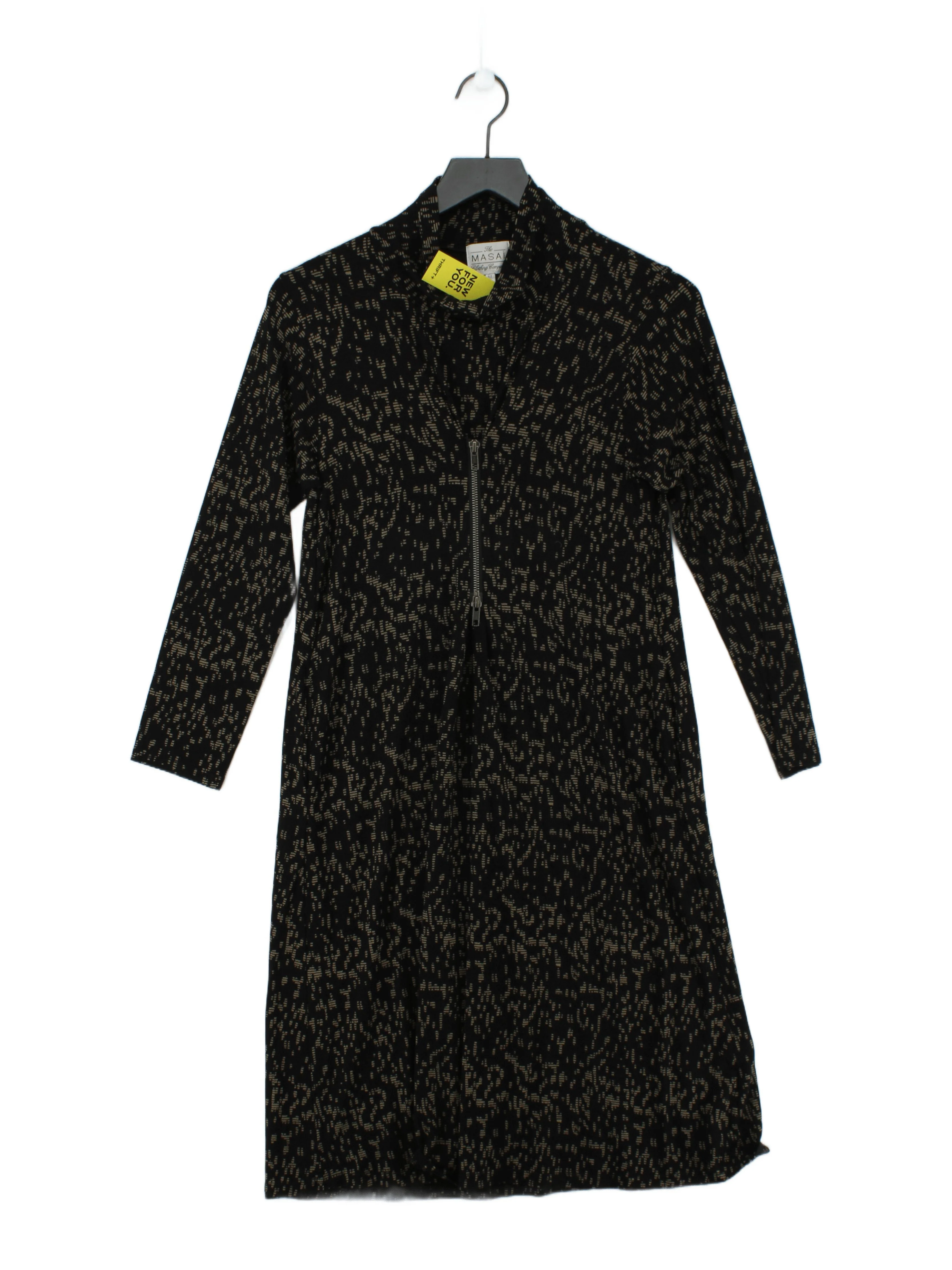 Masai Shirt Midi Dress M in Black