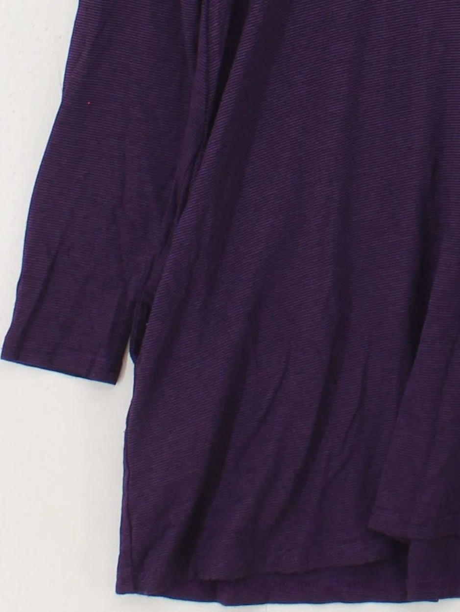 Masai Women's Top XS Purple Viscose with Elastane Long Sleeve High Neck Tunic - Image 4