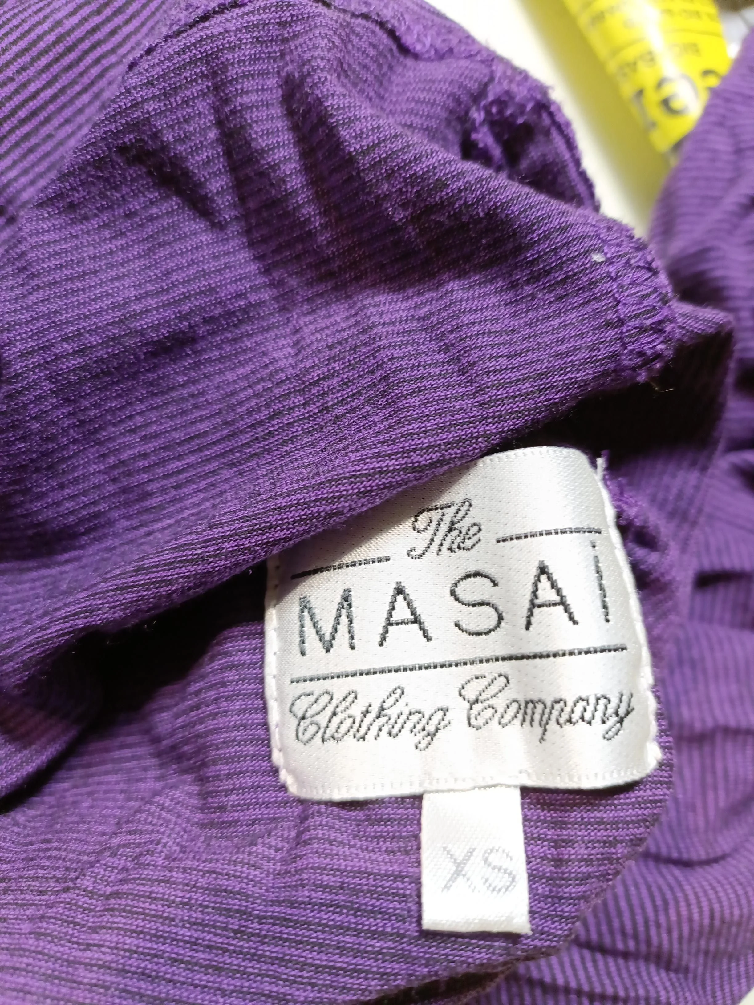 Masai Women's Top XS Purple Viscose with Elastane Long Sleeve High Neck Tunic - Image 5
