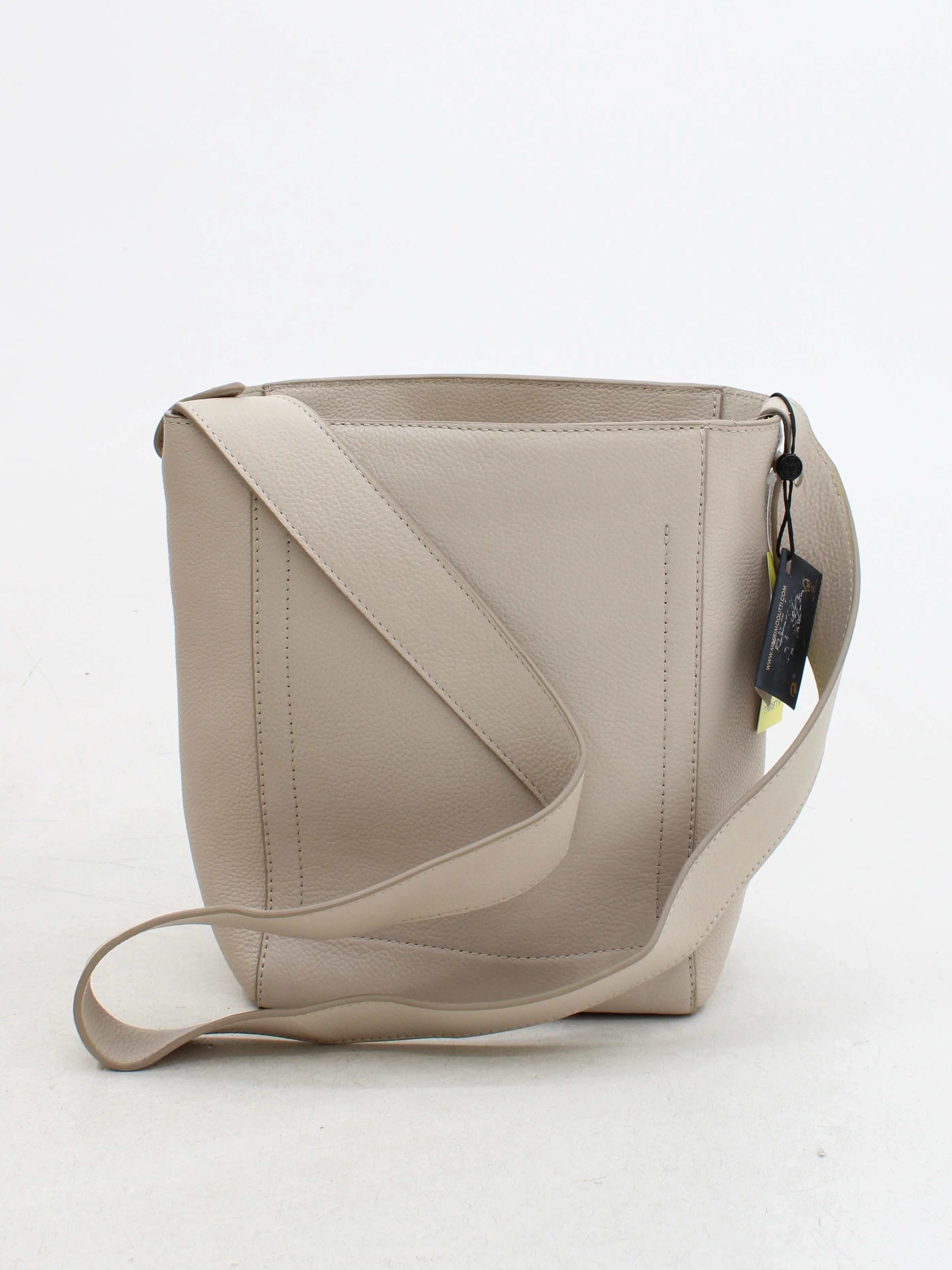 Massimo Dutti Women's Bag Cream 100% Leather Crossbody - Image 2