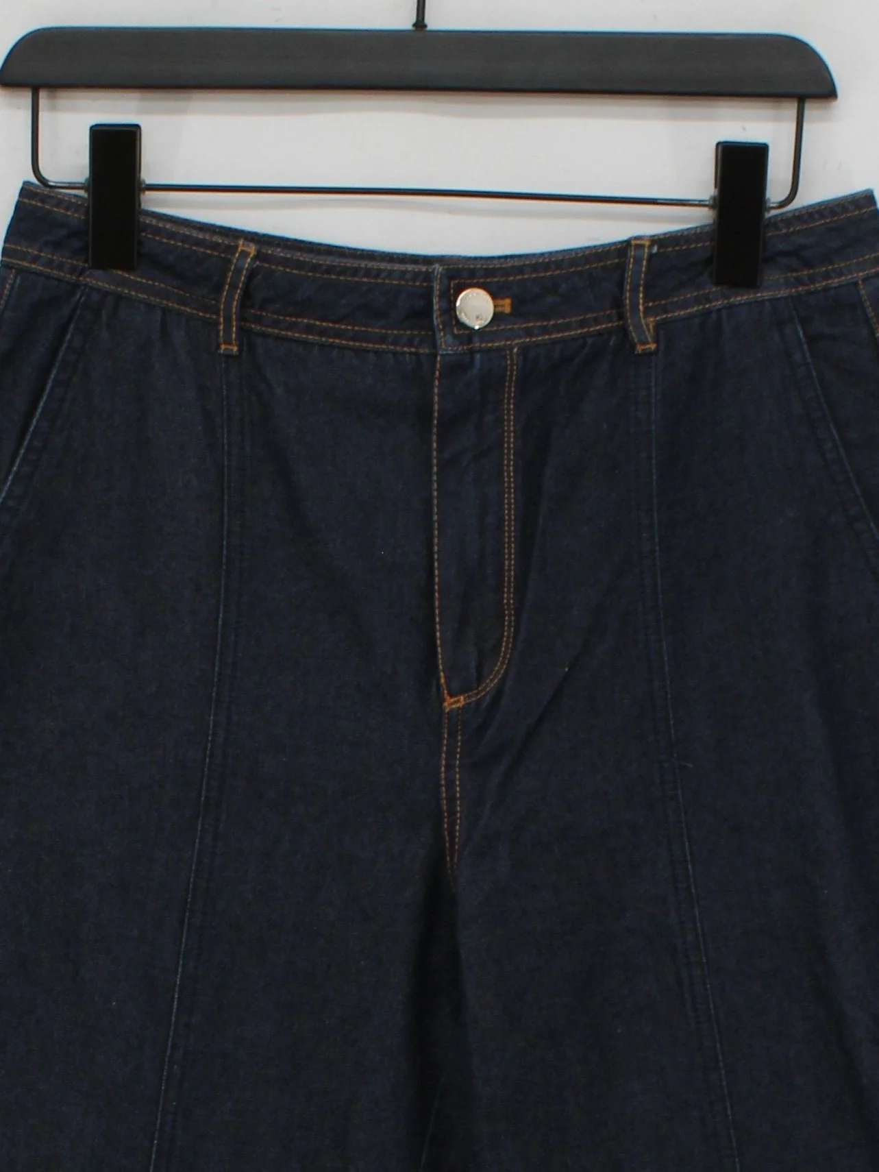 Massimo Dutti Women's Jeans UK 10 Blue 100% Cotton Straight - Image 3