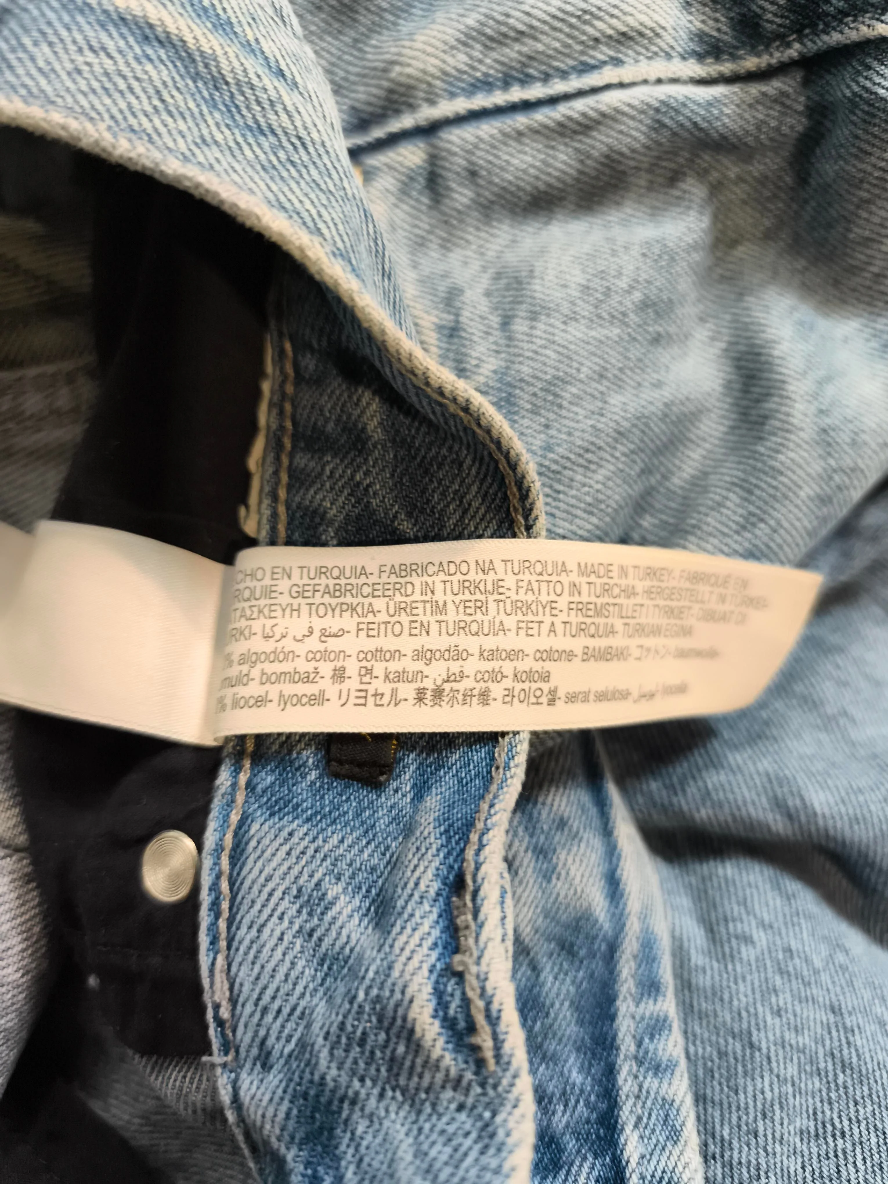 Massimo Dutti Women's Jeans UK 14 Blue Cotton with Lyocell Modal Straight - Image 6