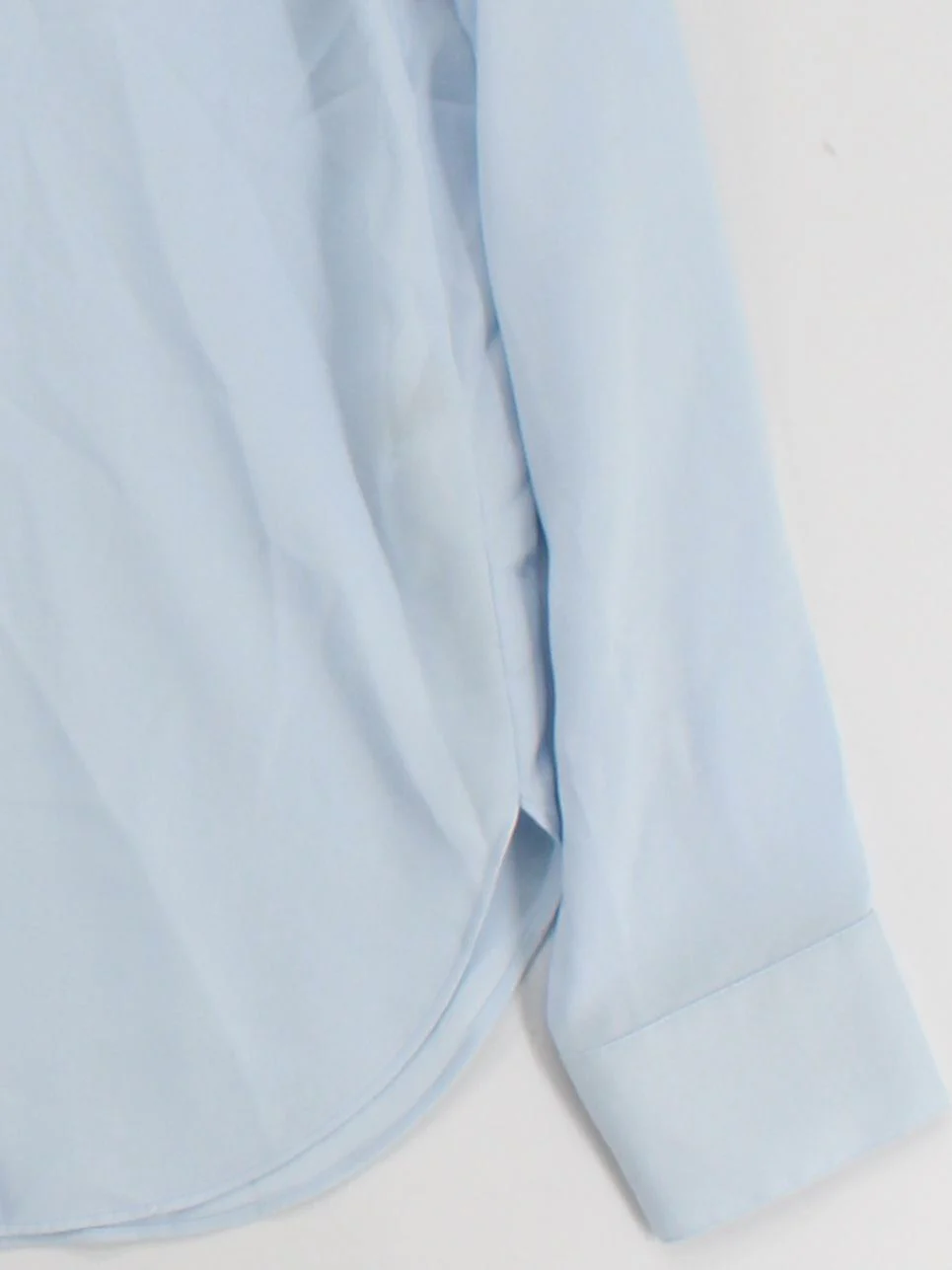 Massimo Dutti Women's Shirt UK 6 Blue 100% Lyocell Modal Basic - Image 4