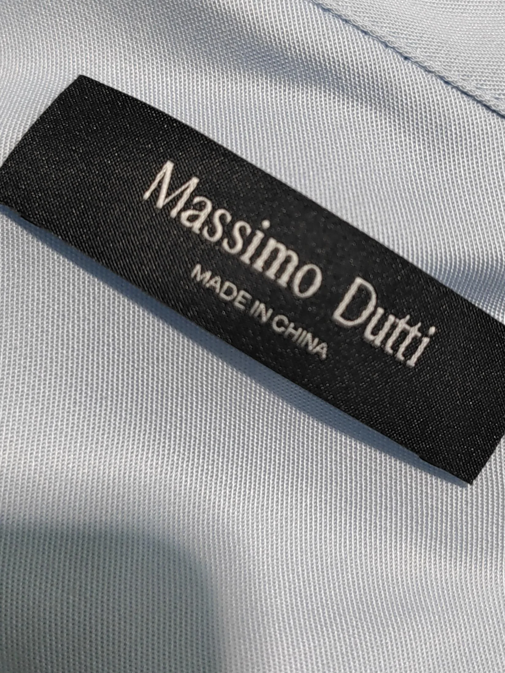 Massimo Dutti Women's Shirt UK 6 Blue 100% Lyocell Modal Basic - Image 5