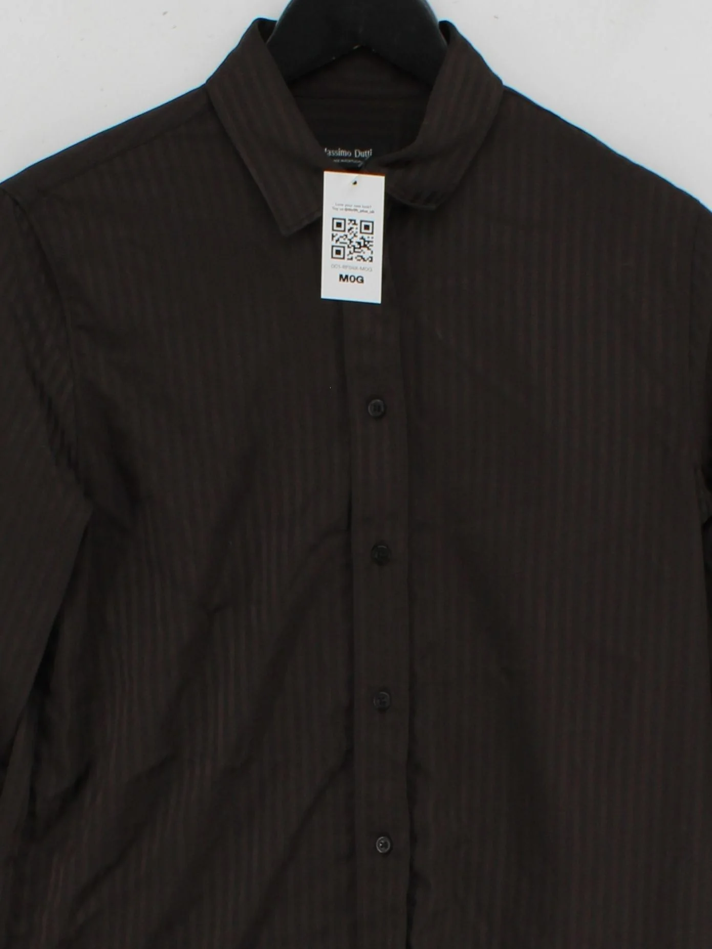 Massimo Dutti Women's Shirt XS Brown Polyester with Elastane Basic - Image 3