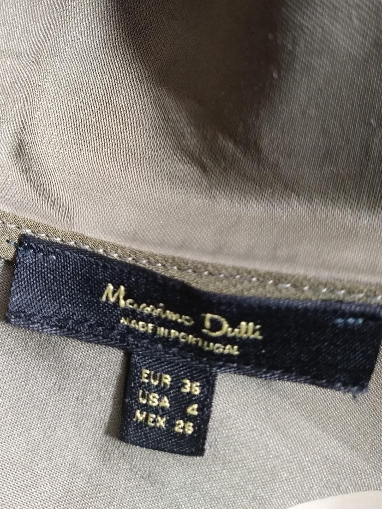 Massimo Dutti Women's T-Shirt UK 8 Brown 100% Other Sleeveless V-Neck Camisole - Image 5
