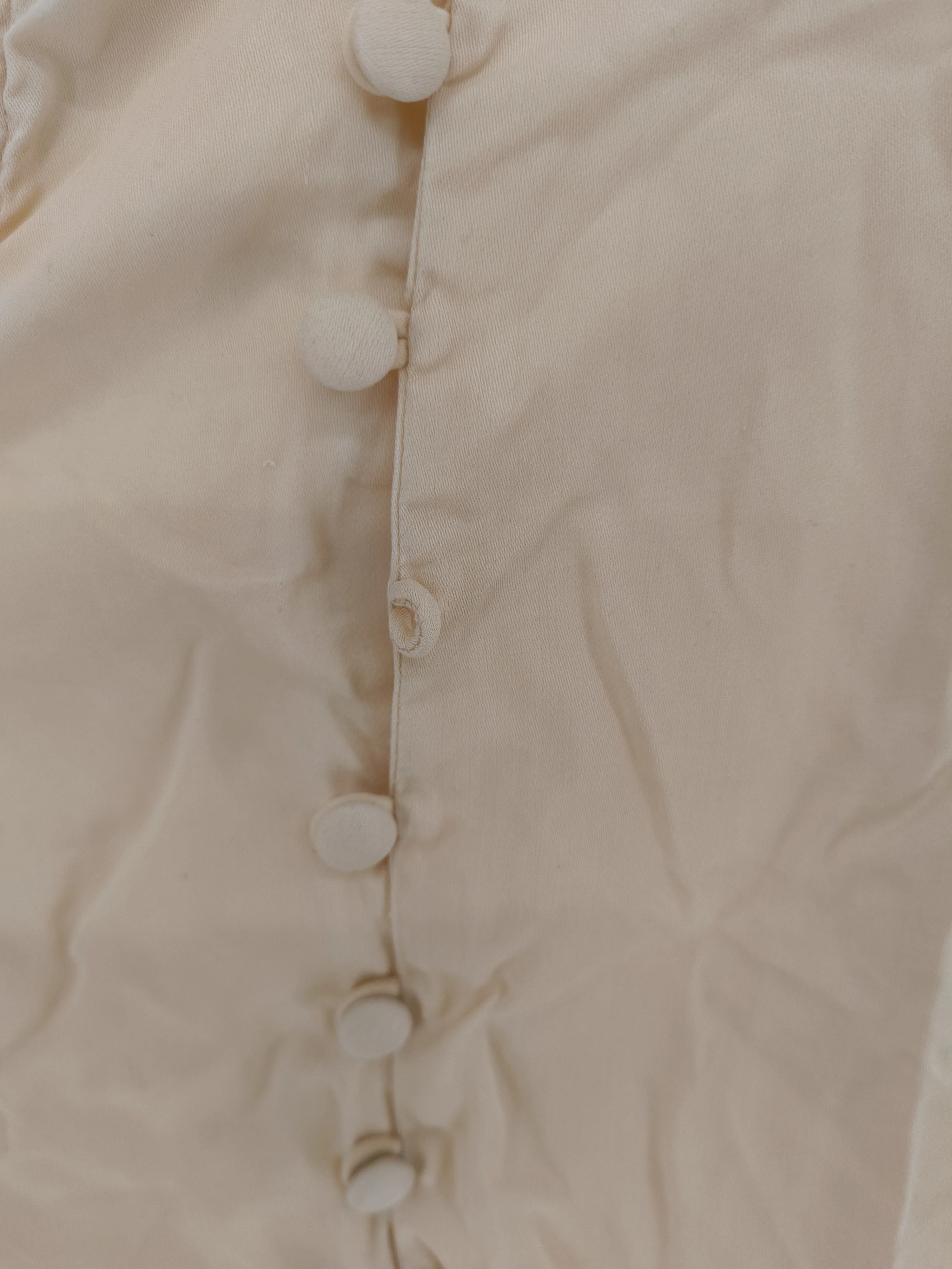 Massimo Dutti Women's Top XS Cream 100% Lyocell Modal Sleeveless High Neck Basic - Image 6