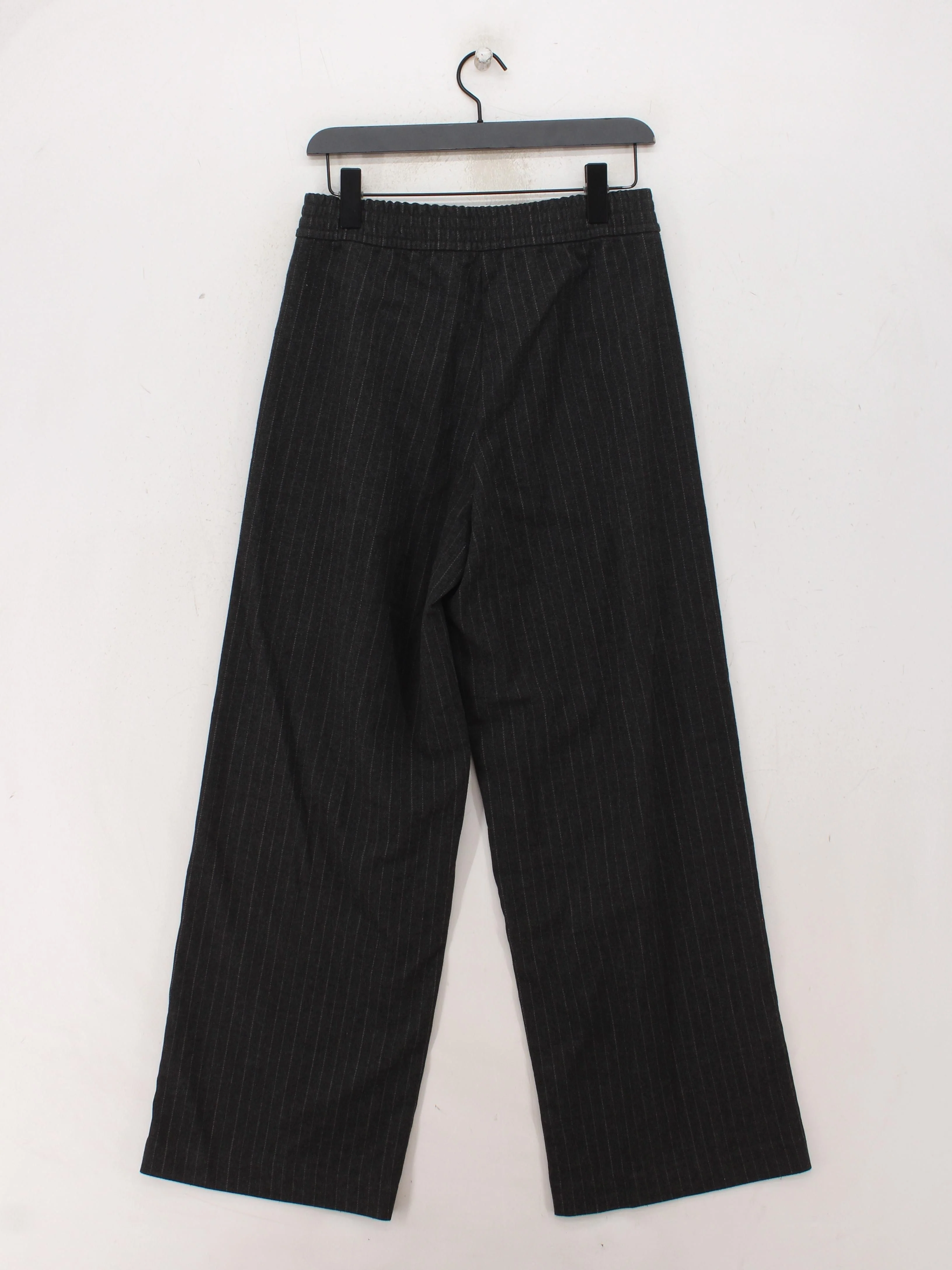 Matty M Women's Trousers M Grey Polyester with Viscose, Elastane Chino - Image 2