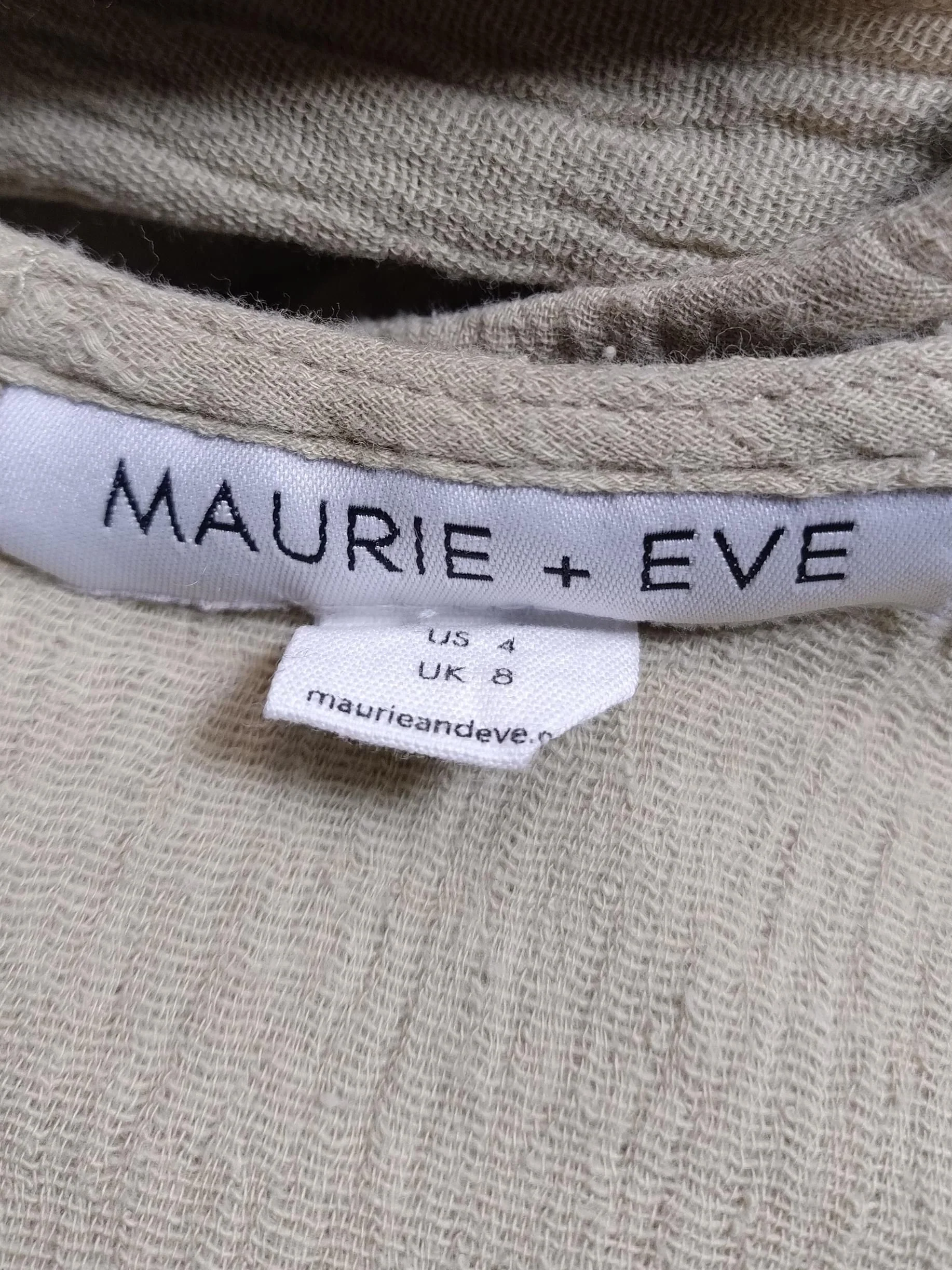 Maurie & Eve Women's Playsuit UK 8 Tan 100% Cotton Playsuit - Image 5