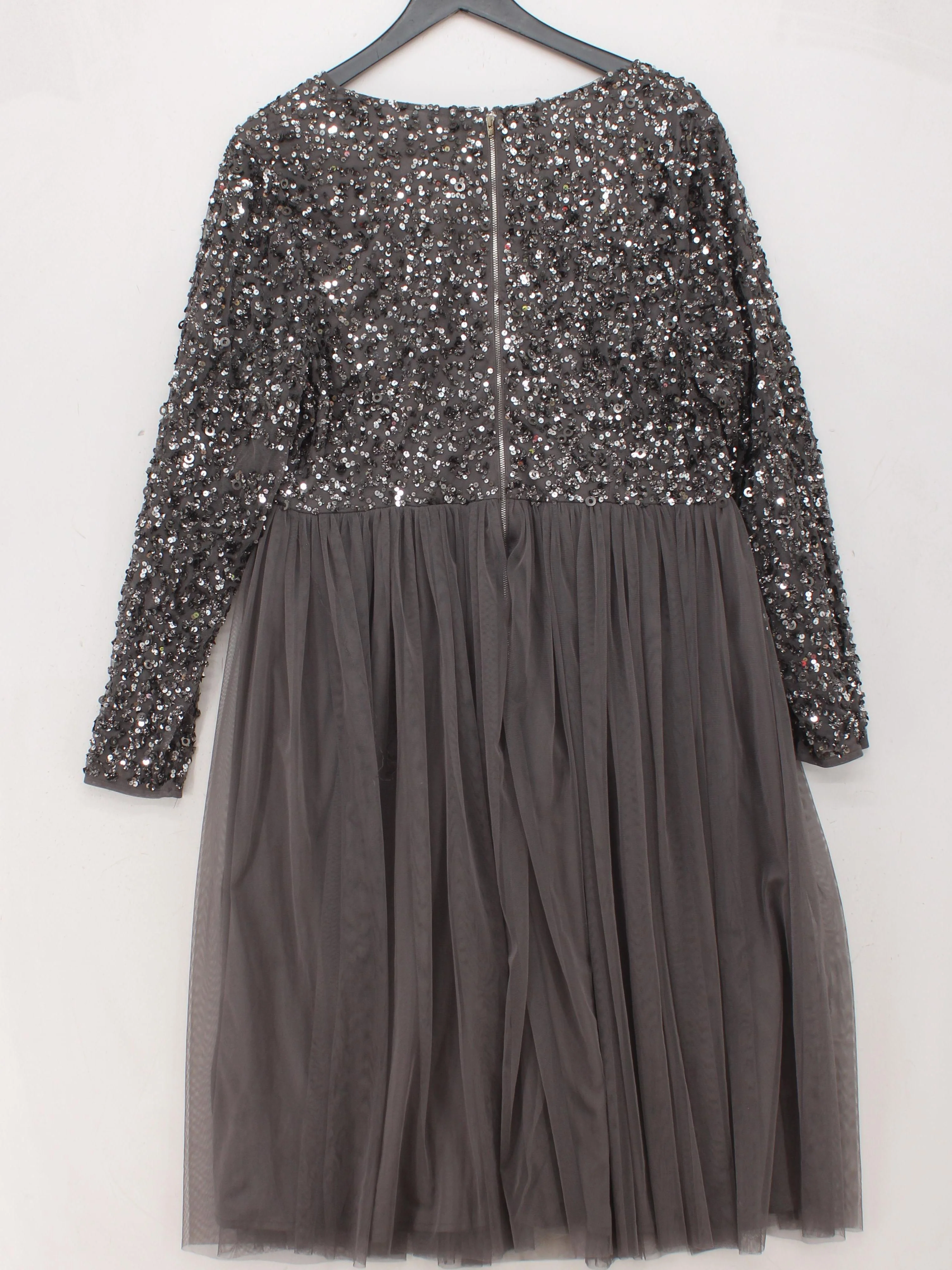 Maya Deluxe Maxi Dress UK20 in Grey - Image 2