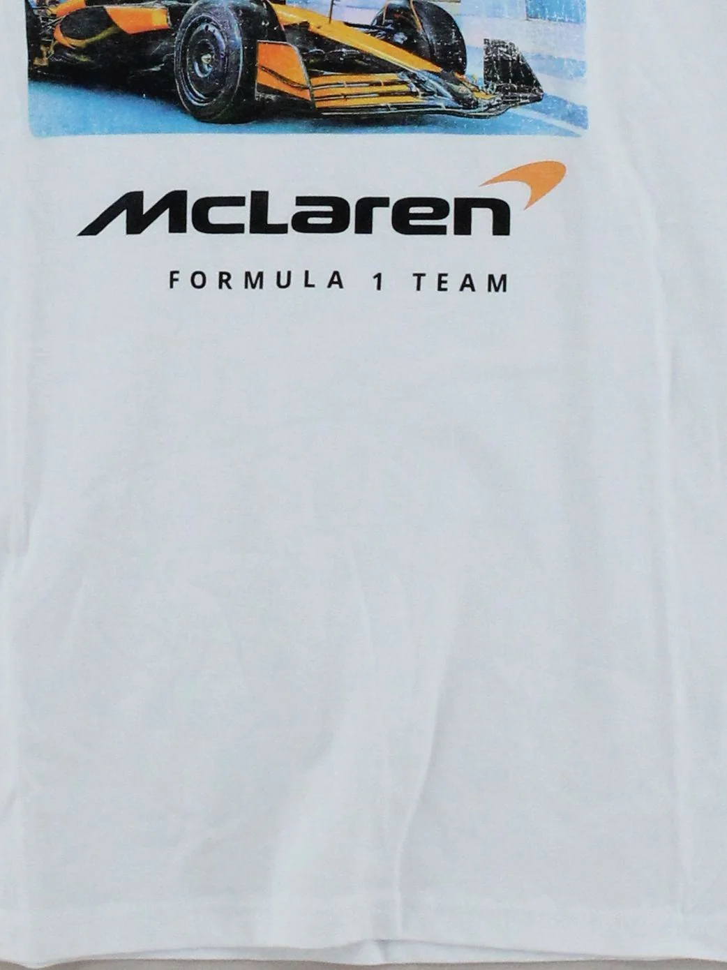 Mclaren Men's T-Shirt M White Graphic 100% Cotton Basic - Image 4
