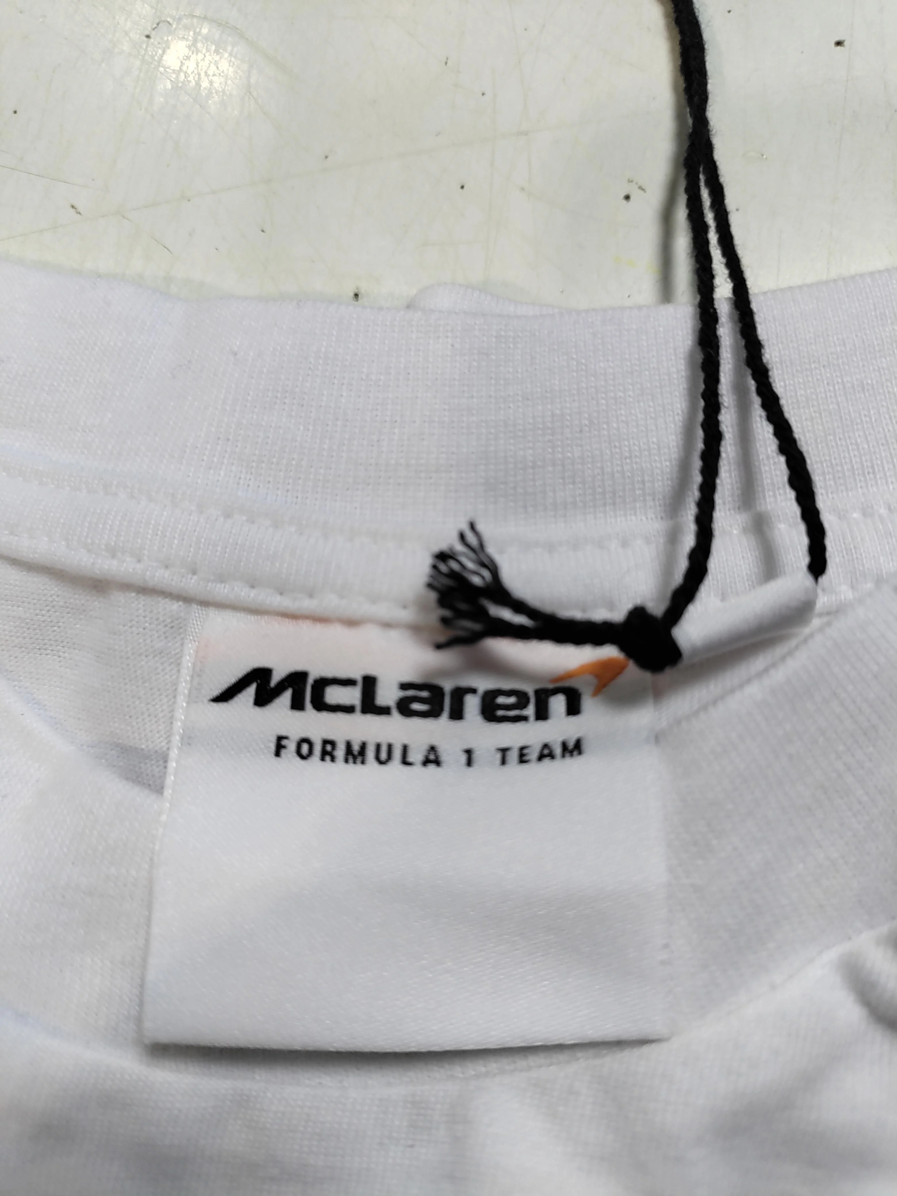Mclaren Men's T-Shirt M White Graphic 100% Cotton Basic - Image 5