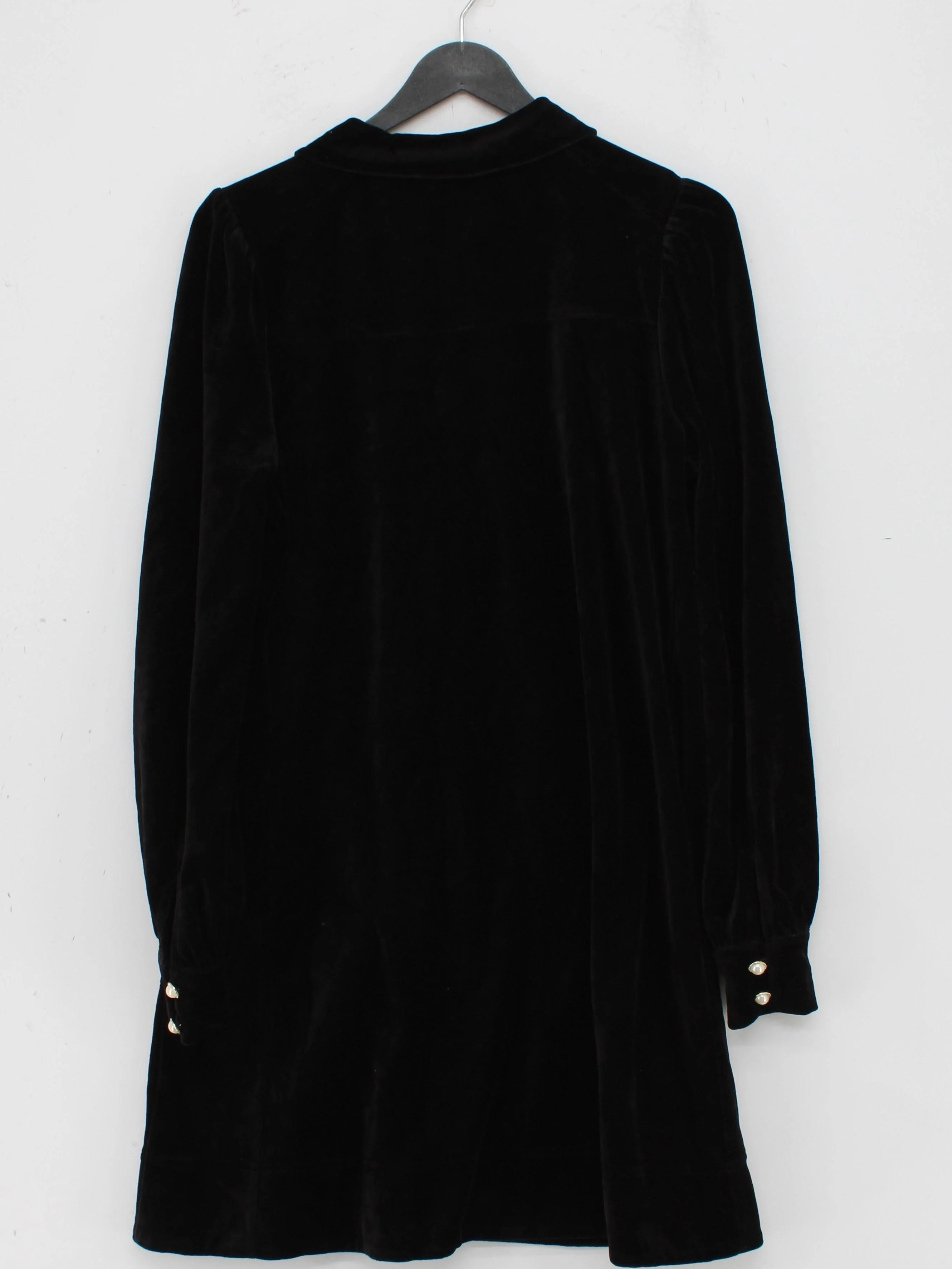 ME+EM Shirt Mini Dress UK12 in Black - Image 2