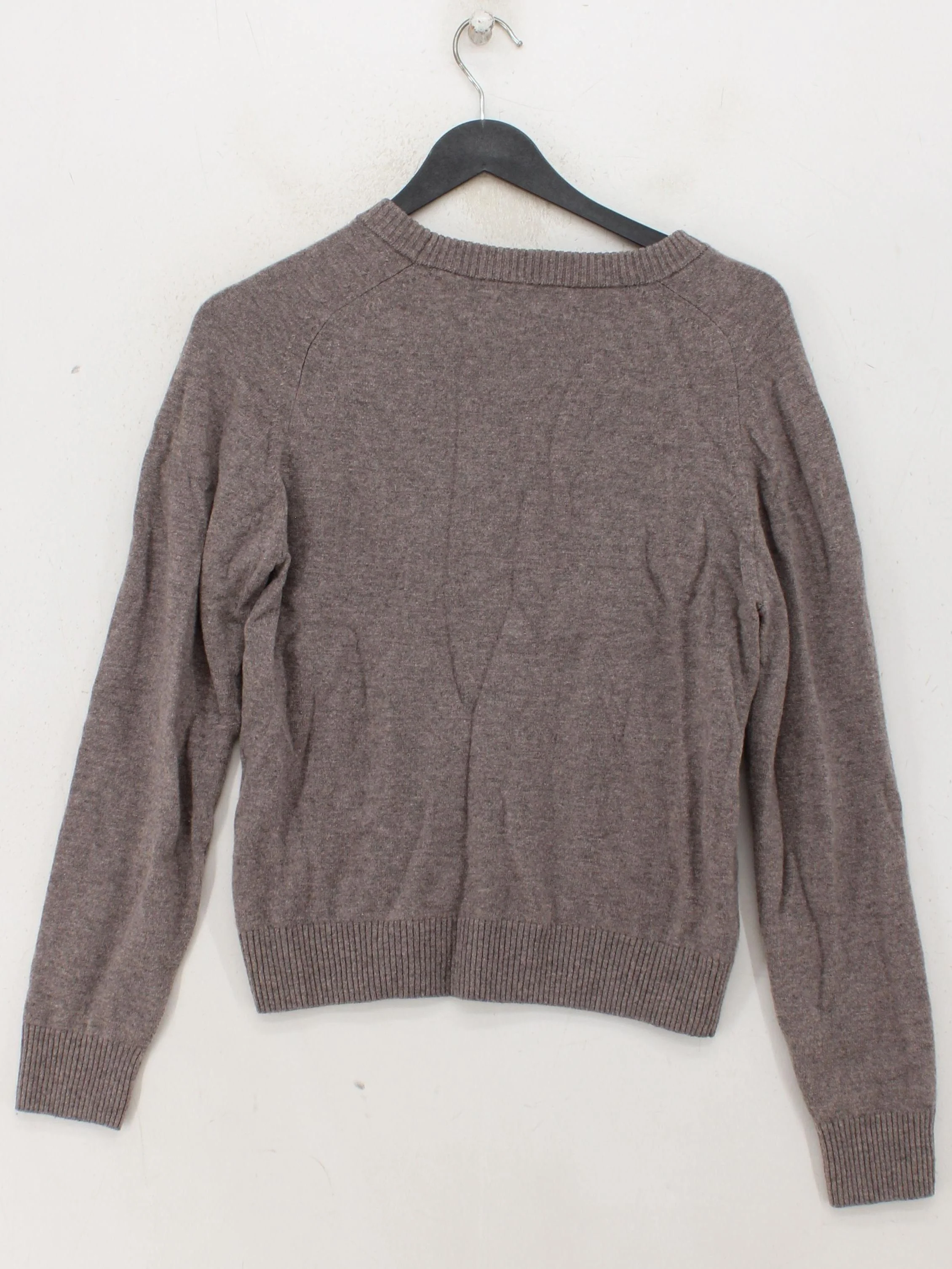 ME+EM Women's Jumper M Brown 100% Wool Crew Neck Pullover - Image 2