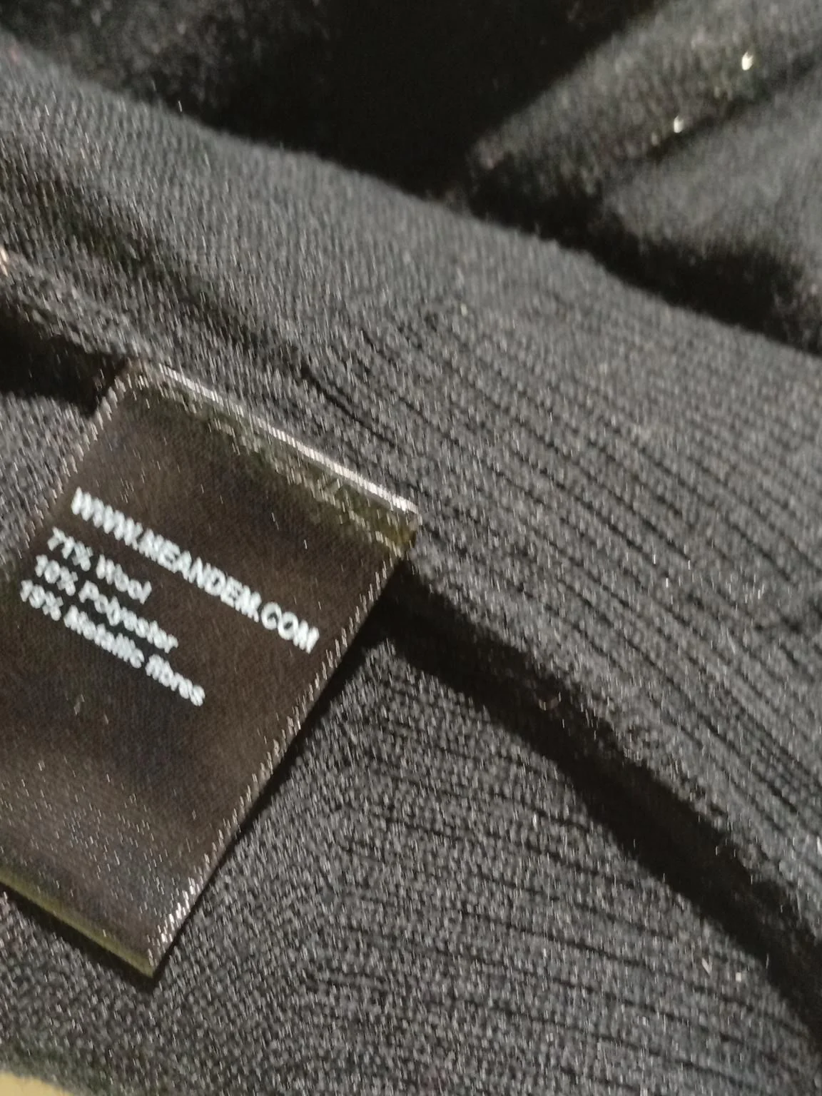 ME+EM Women's Jumper UK 10 Black Wool with Polyester, Other Pullover - Image 6