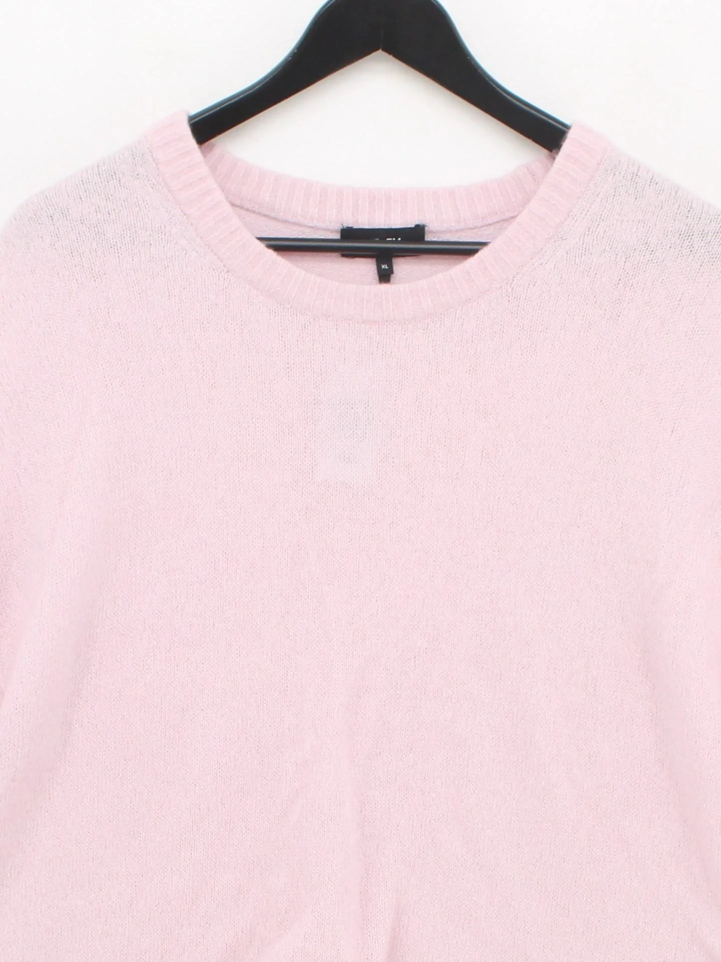 ME+EM Women's Jumper XL Pink Wool with Cashmere, Silk Round Neck Pullover - Image 3