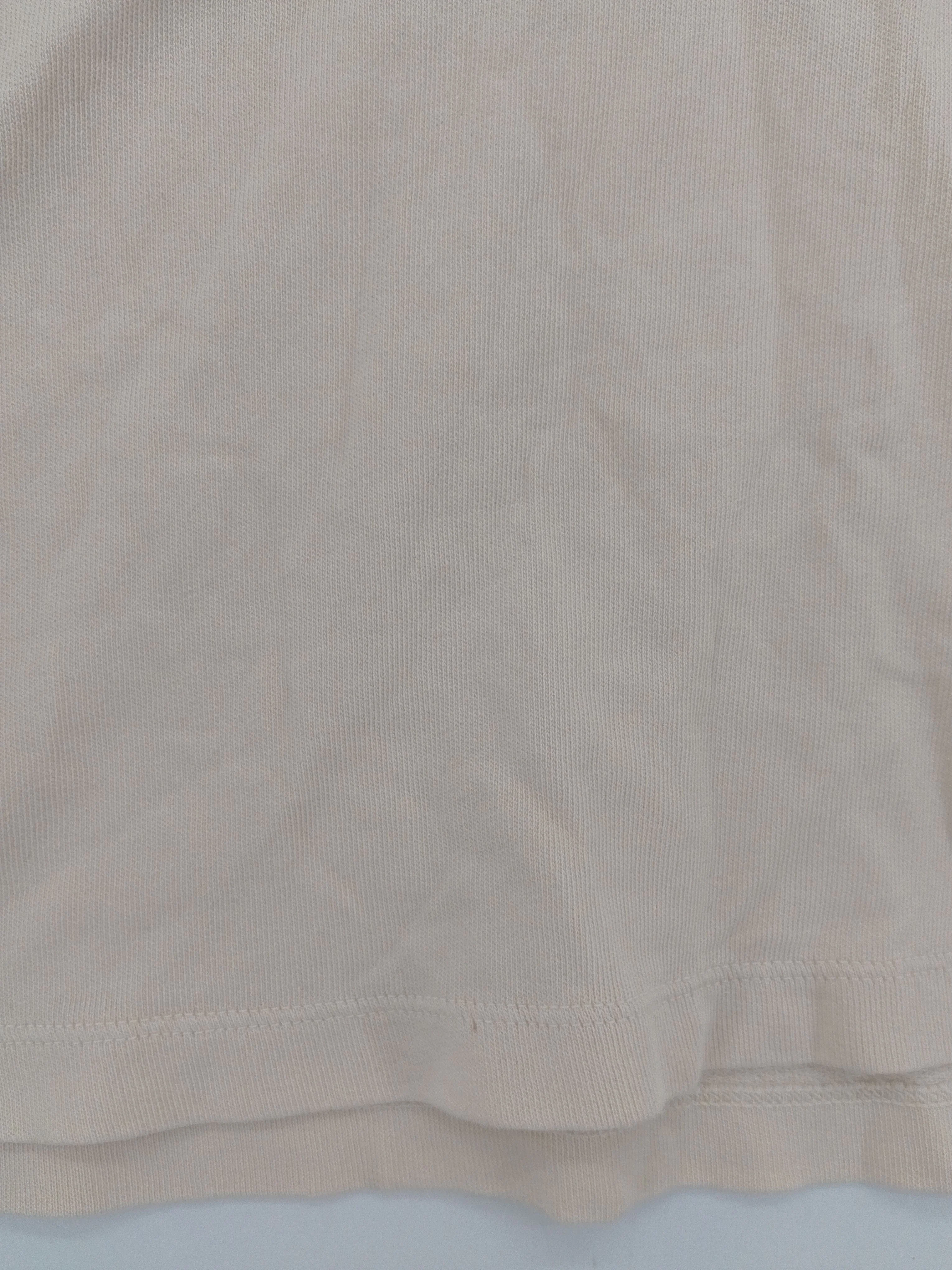 ME+EM Women's Polo UK 16 Cream 100% Cotton Short Sleeve Collared Basic - Image 5