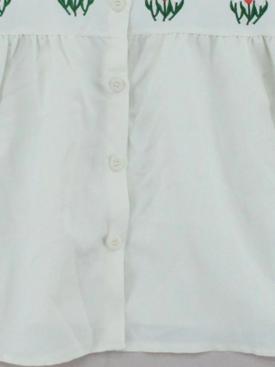 ME+EM Women's Top M Cream Cotton with Viscose, Linen Basic - Image 4
