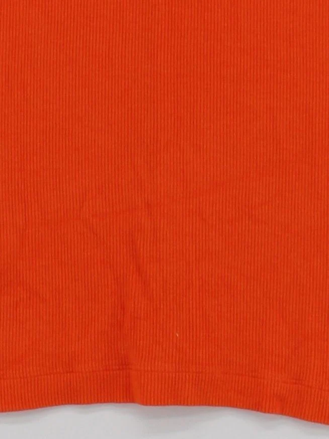 ME+EM Women's Top UK 12 Orange Viscose with Elastane Sleeveless Mock Neck Basic - Image 4