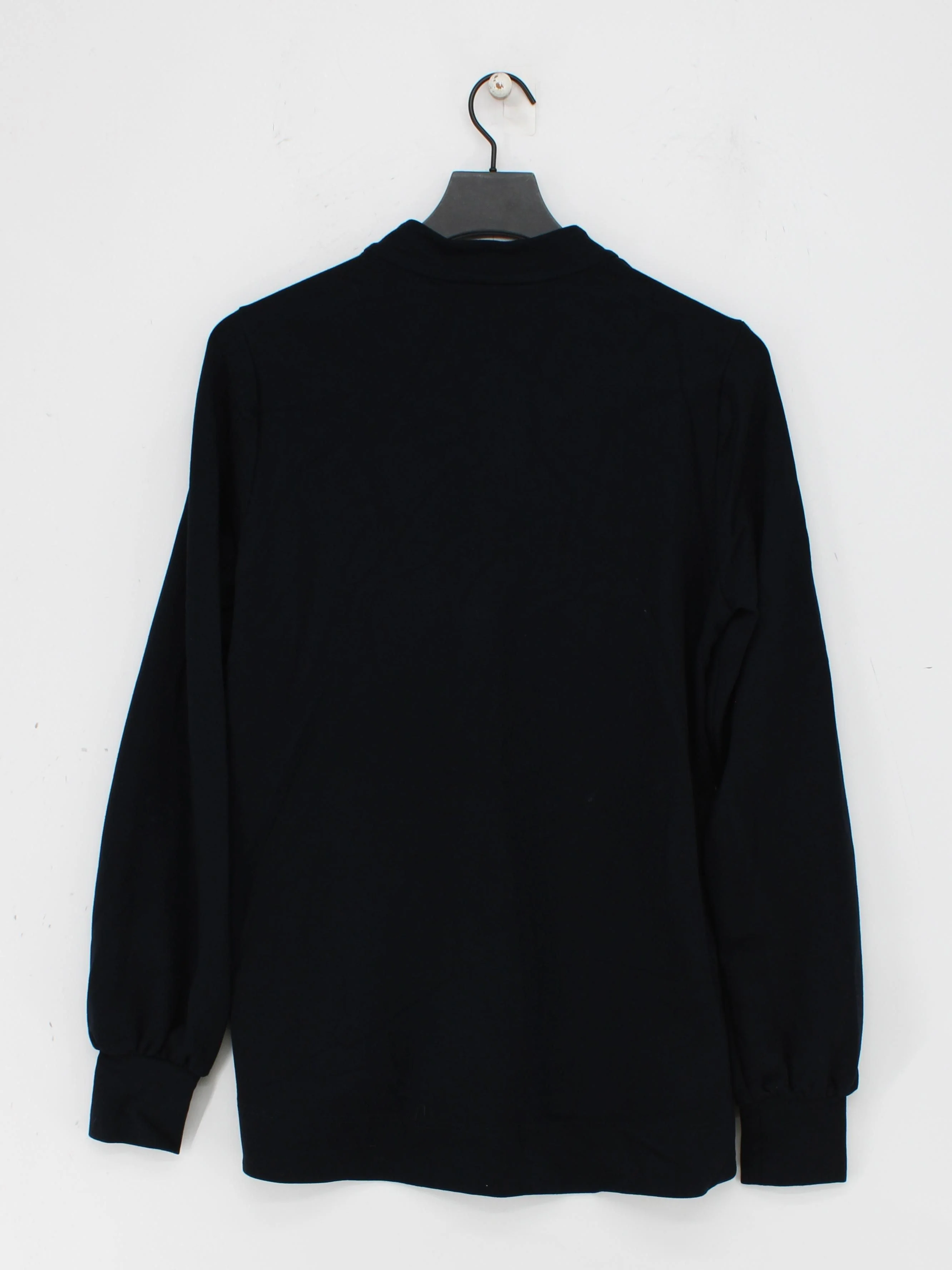 ME+EM Women's Top UK 14 Black Viscose with Polyamide, Elastane Basic - Image 2