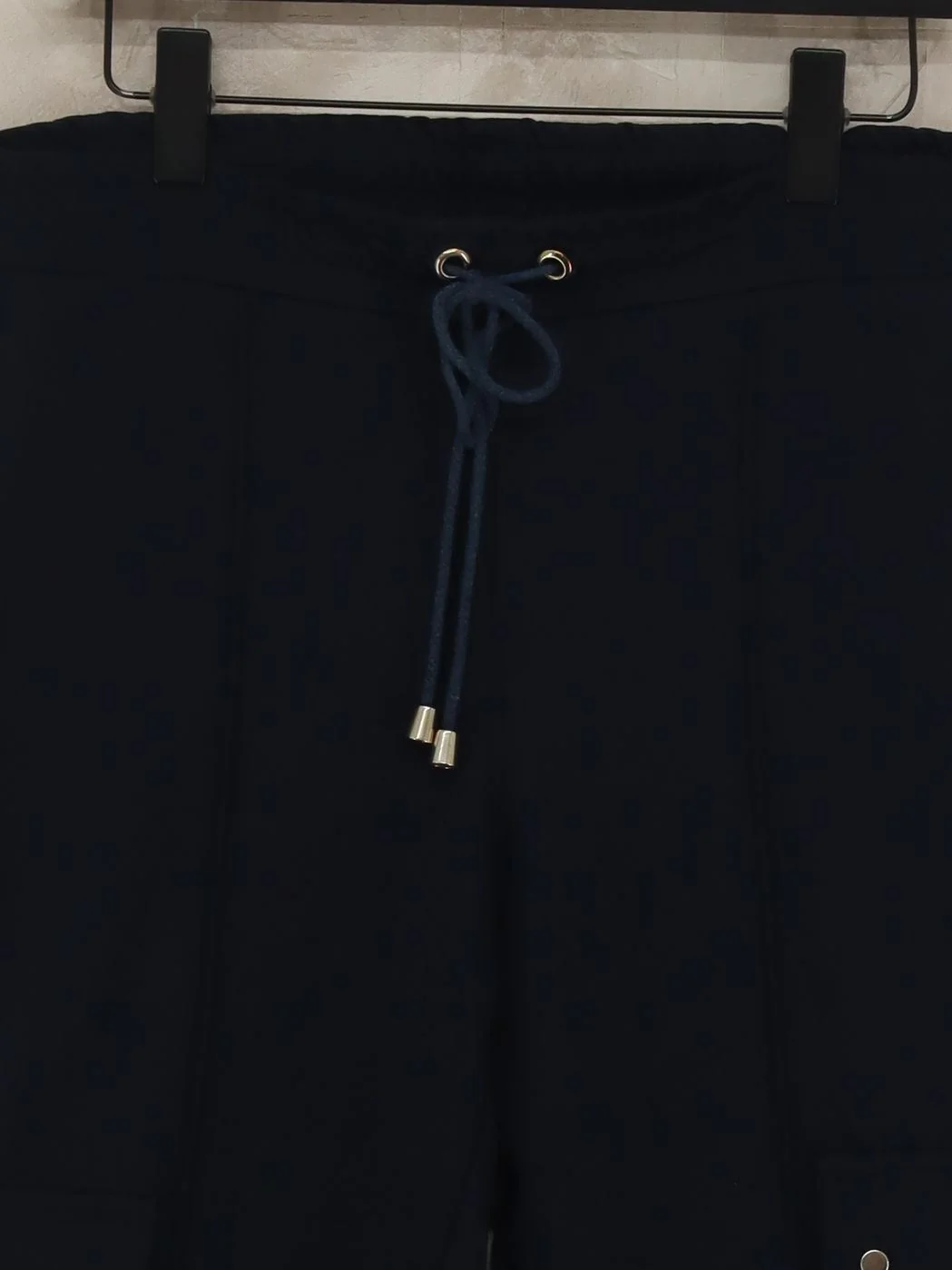ME+EM Women's Trousers UK 12 Blue Polyester with Elastane Wide-Leg Cargo - Image 3