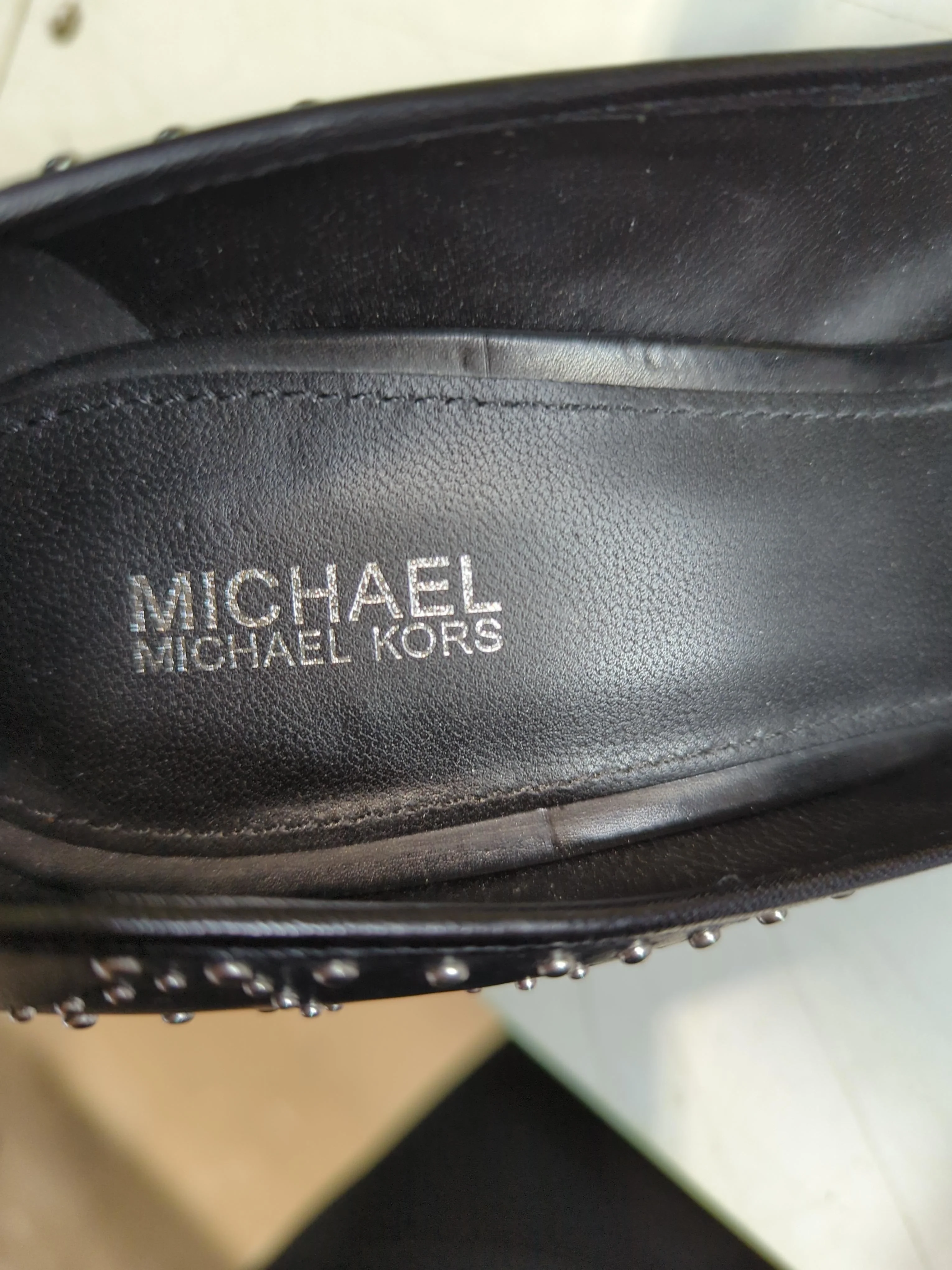 Michael Kors Women's Heels UK 6.5 Black 100% Leather Court - Image 8