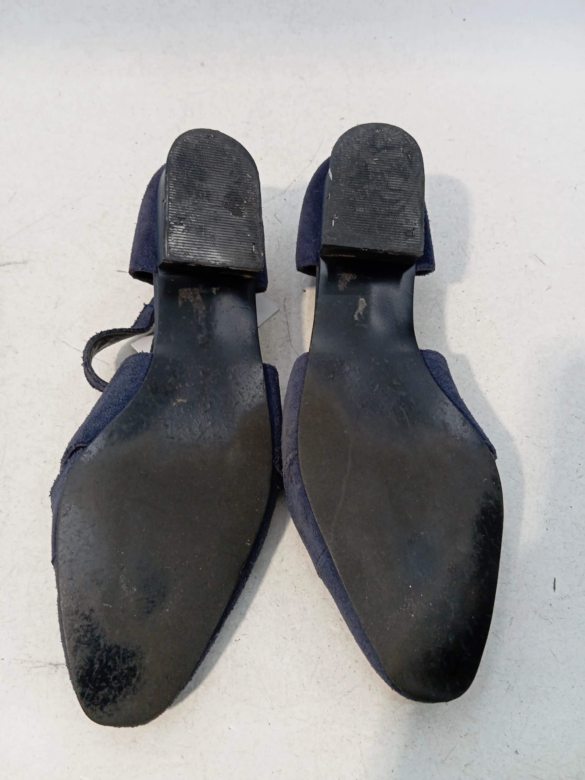 Milan Leather Women's Flat Shoes UK 6 Blue 100% Leather Mary Jane - Image 7