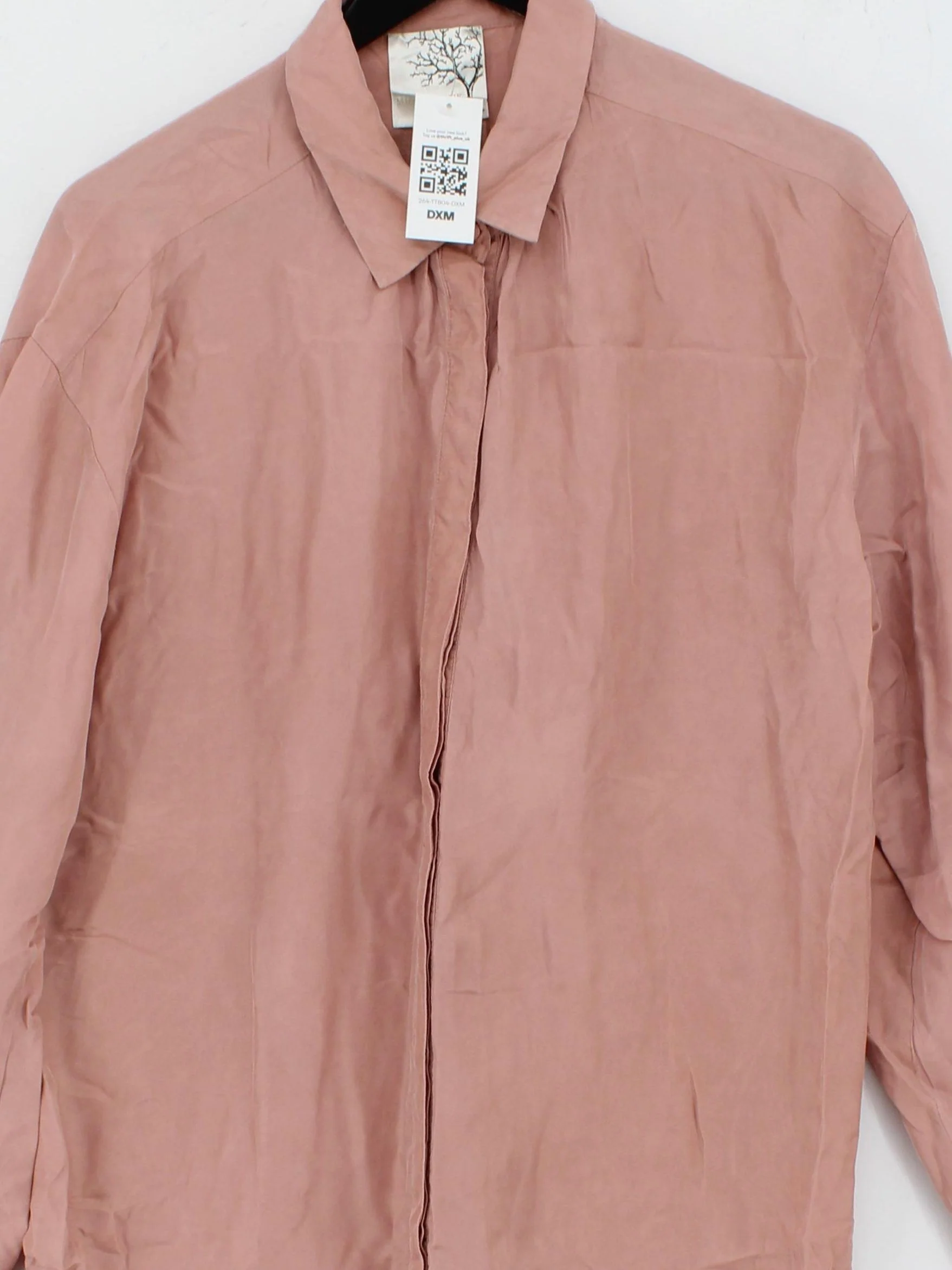 Mind of Line Shirt Mini Dress M in Pink - Image 3