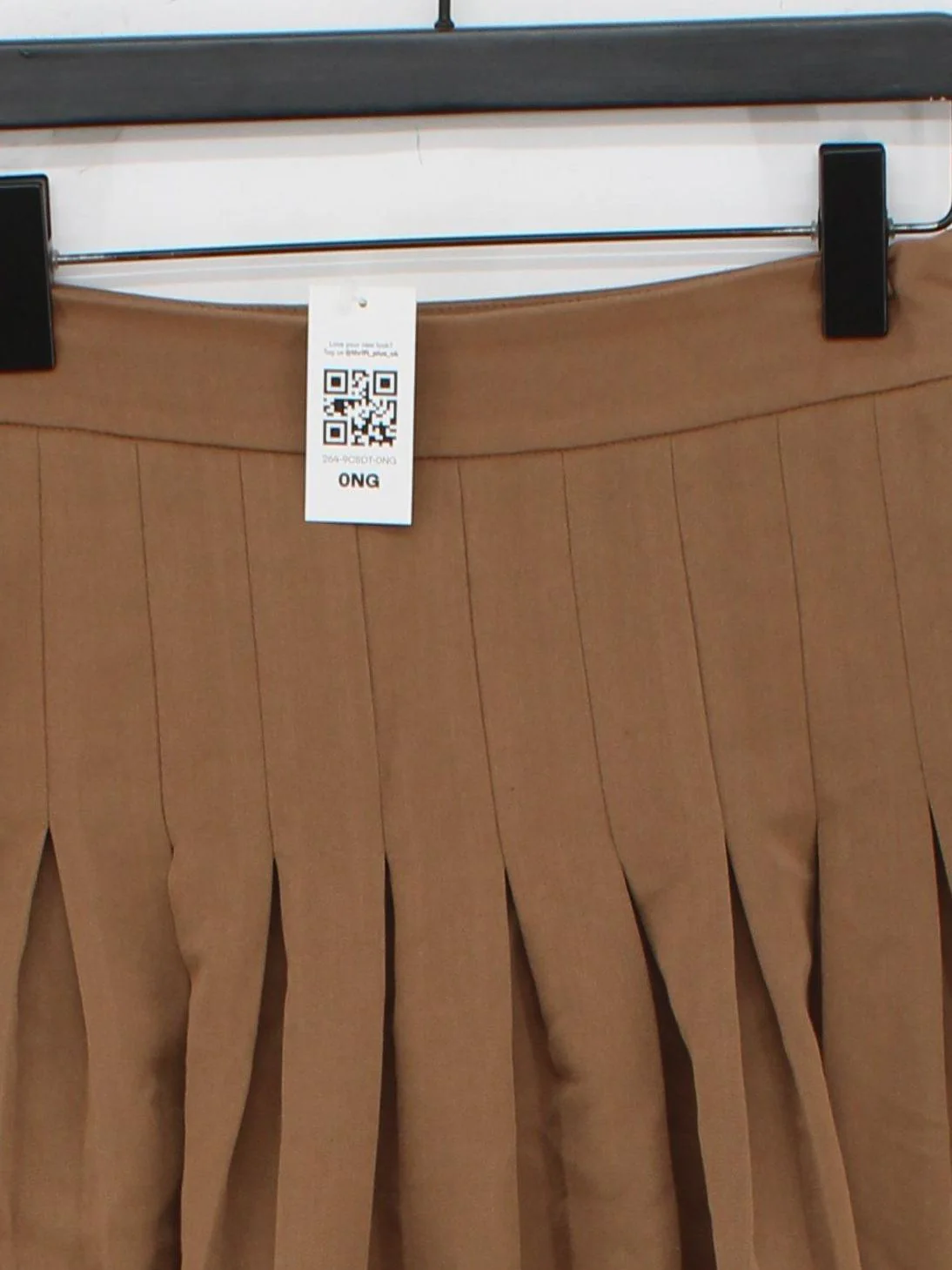 Minga London Women's Mini Skirt UK 10 Brown Polyester - Image 3