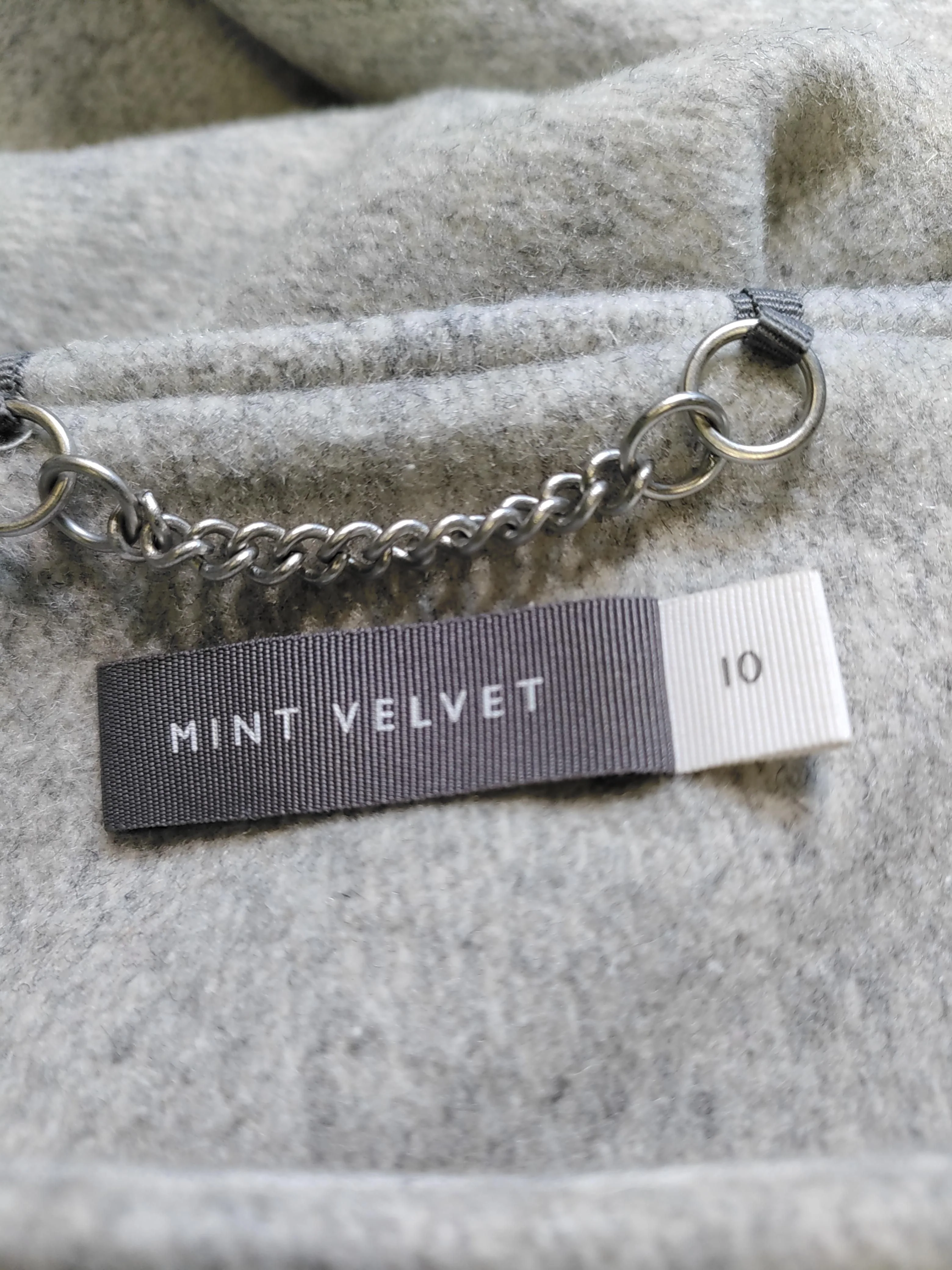 Mint Velvet Motorcycle Jacket jacket grey - Image 5