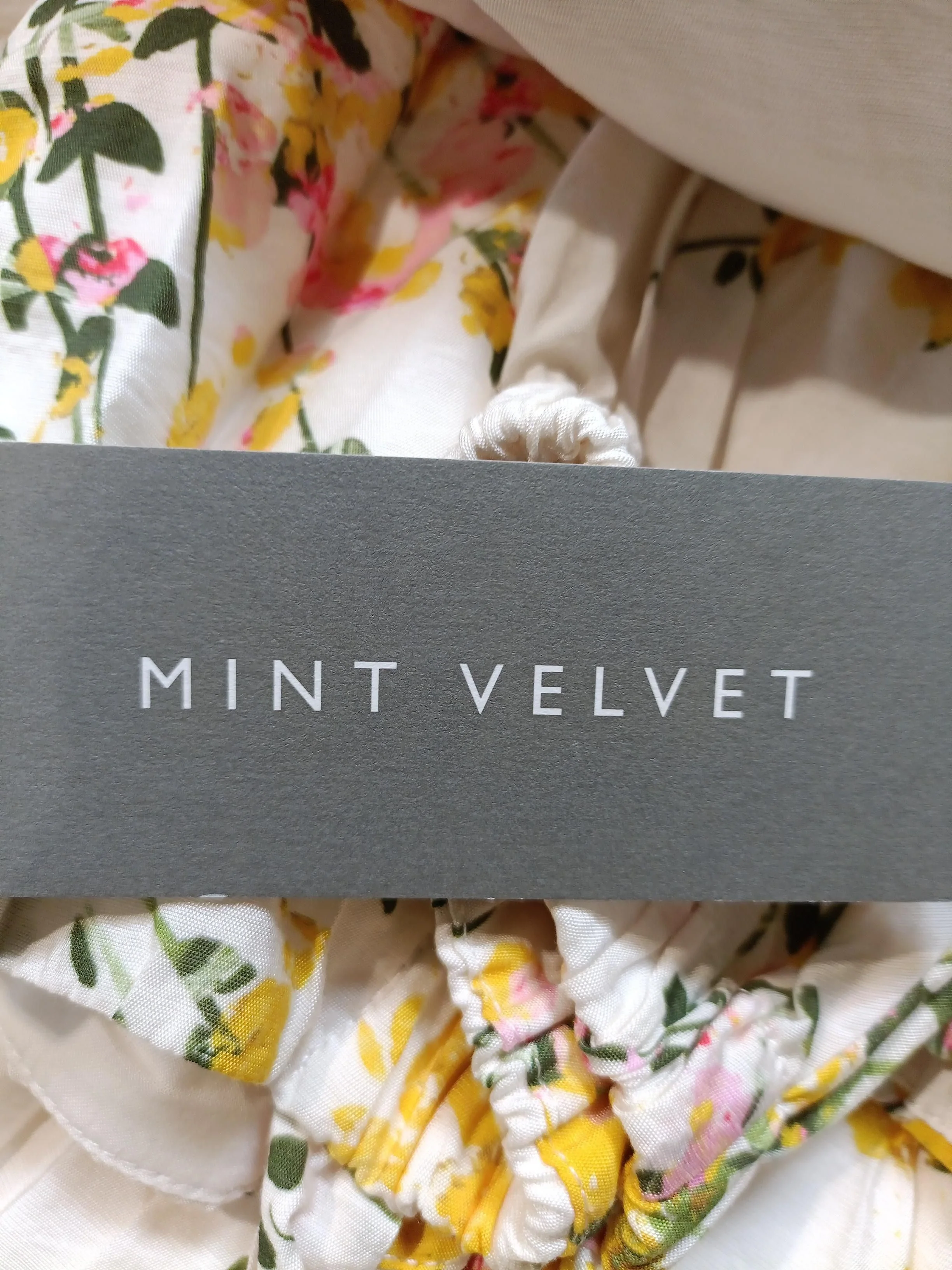 Mint Velvet Shirt Midi Dress UK10 in Cream - Image 5