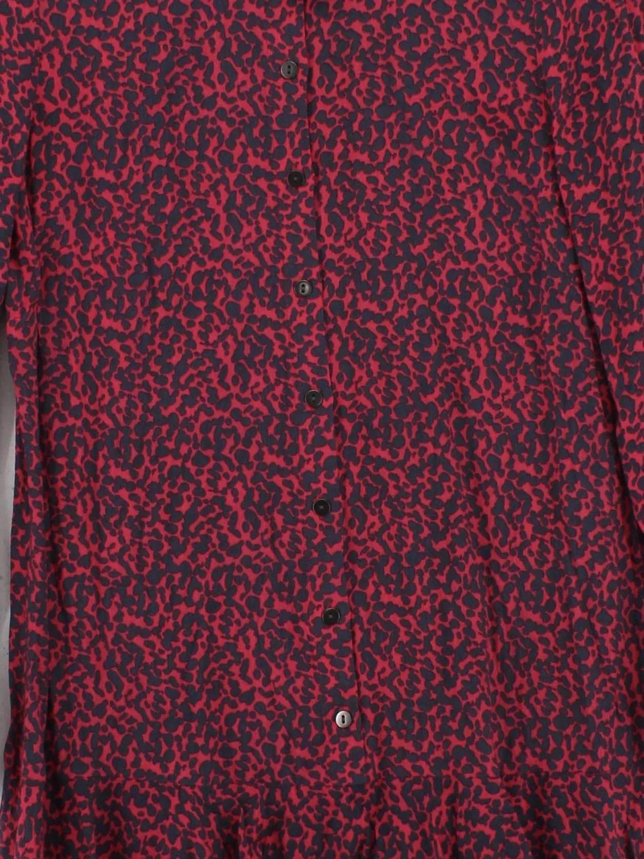 Mint Velvet Shirt Mini Dress UK10 in Red - Image 3