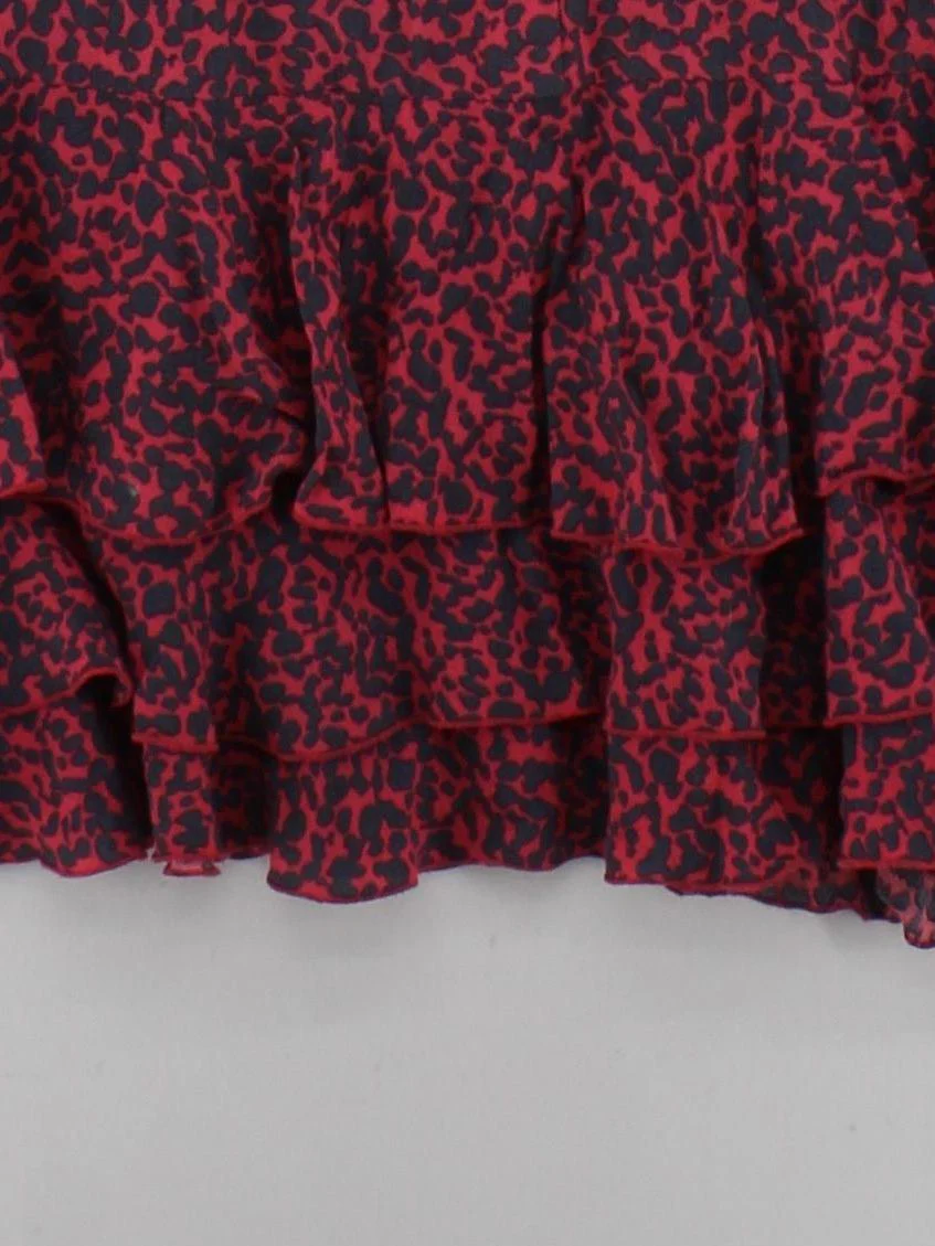 Mint Velvet Shirt Mini Dress UK10 in Red - Image 4