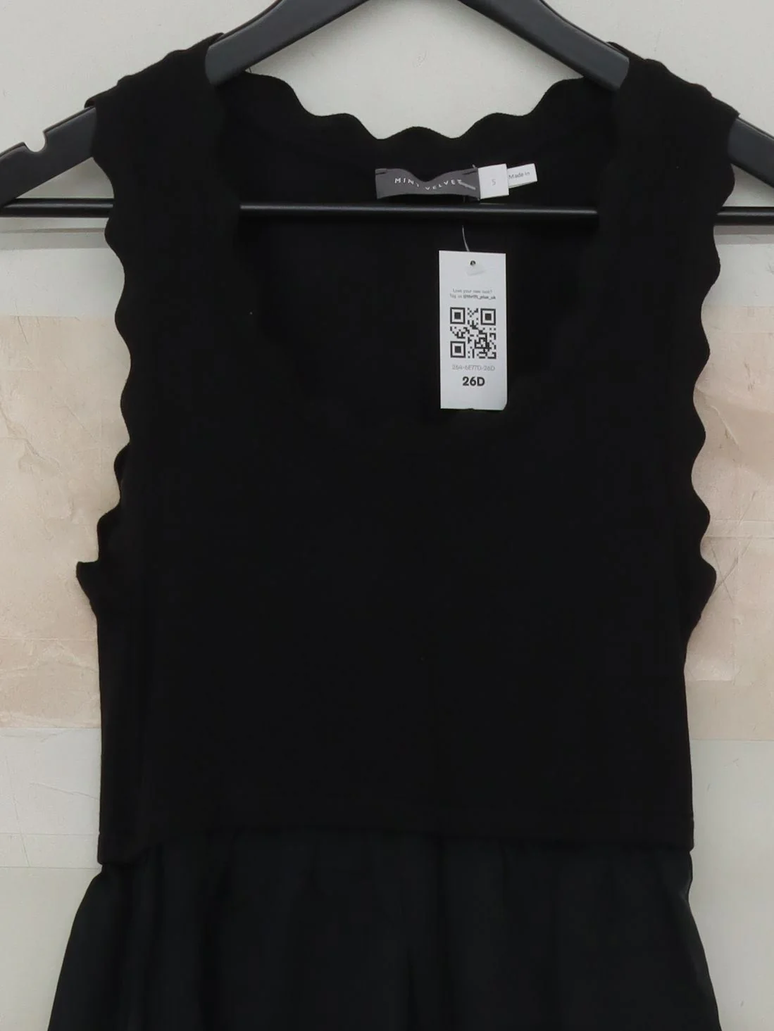 Mint Velvet Tank Midi Dress S in Black - Image 3
